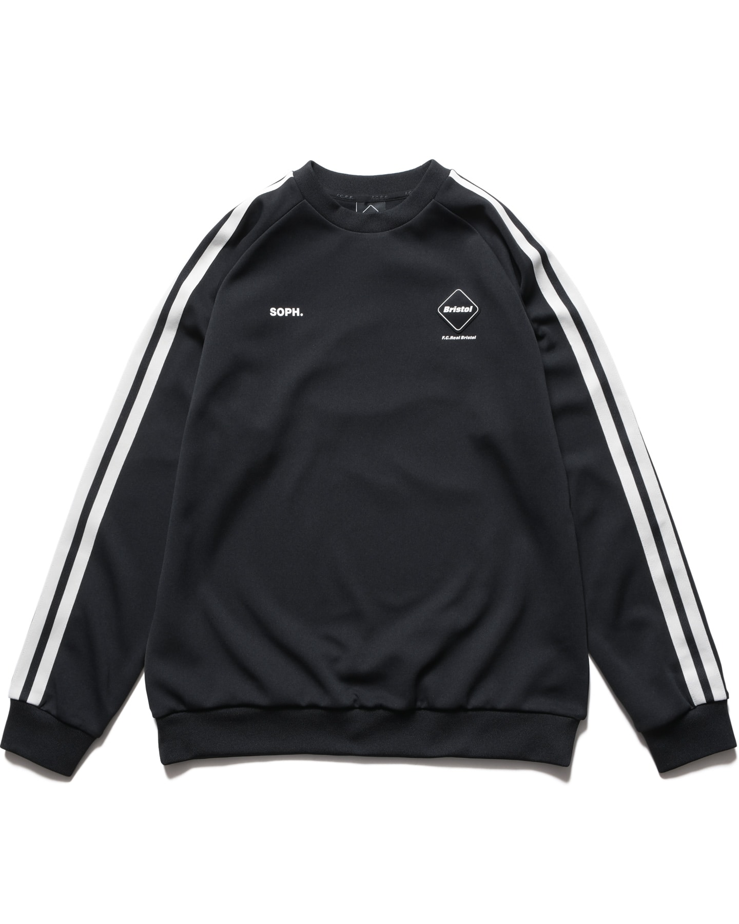 SOPH. | TRAINING TRACK CREWNECK TOP(M BLACK):