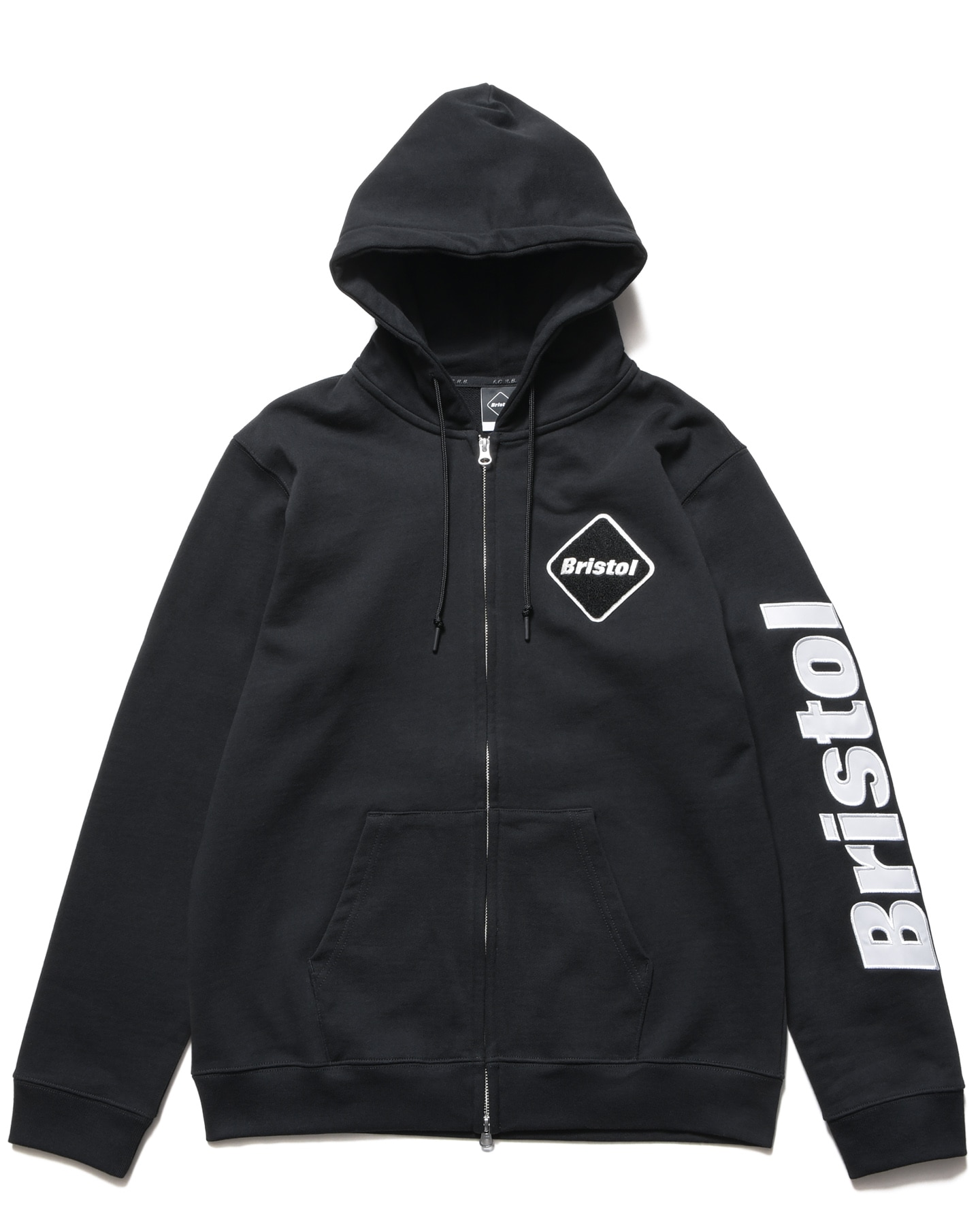 SOPH. | SLEEVE LOGO ZIP-UP SWEAT HOODIE(M BLACK):
