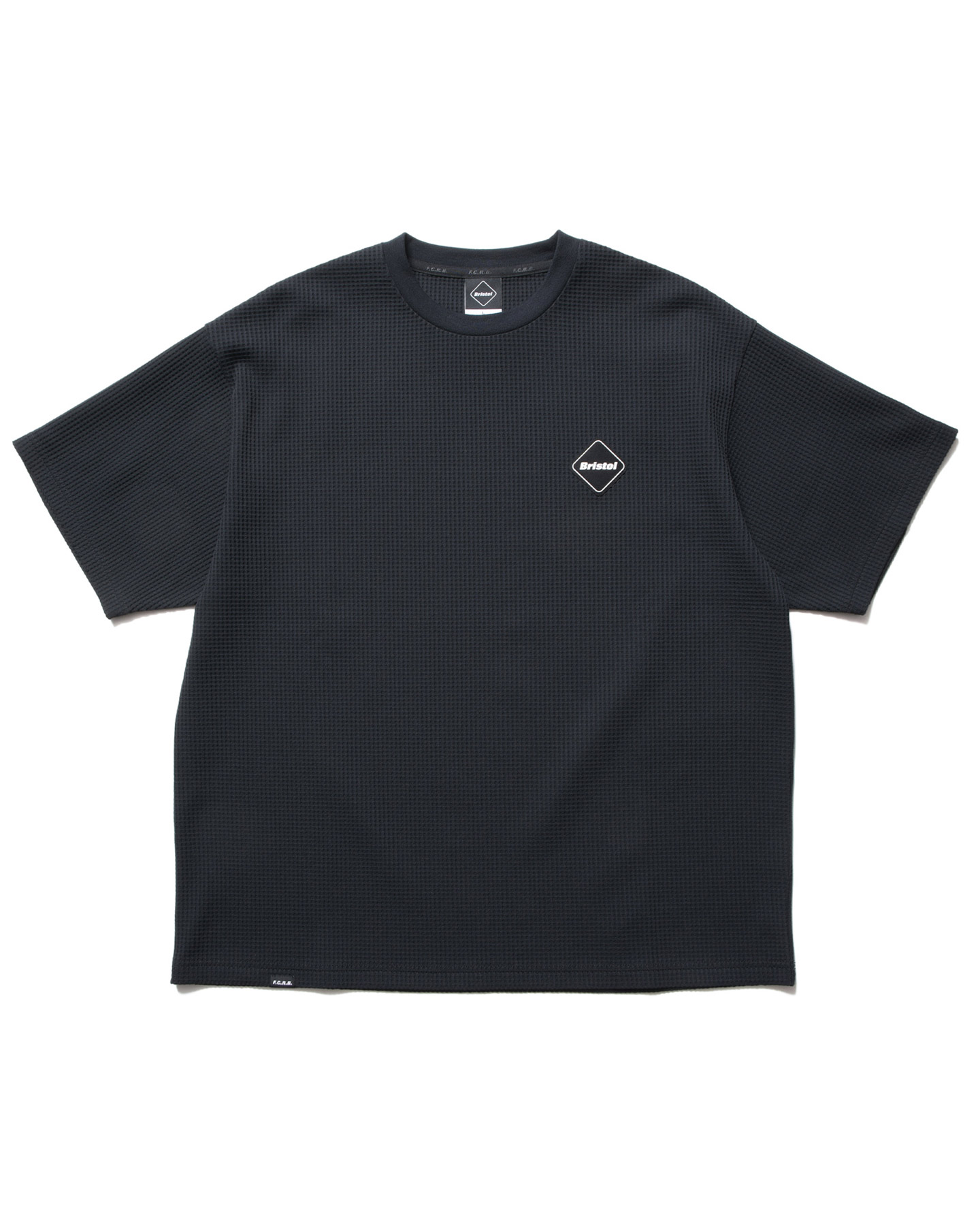 SOPH. | TECH WAFFLE LOUNGE S/S TOP(M BLACK):