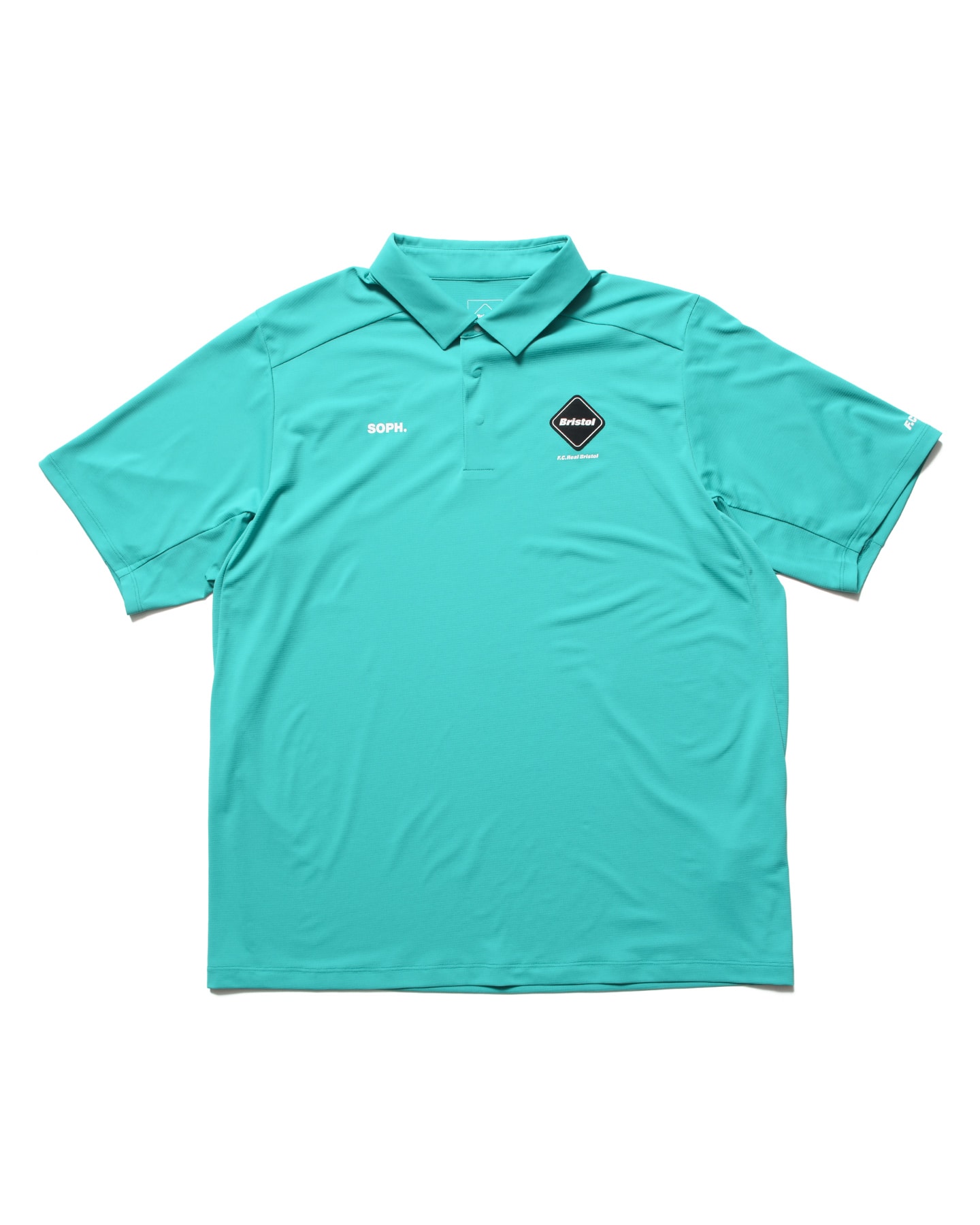 SOPH. | S/S TECH POLO(M TURQUOISE):