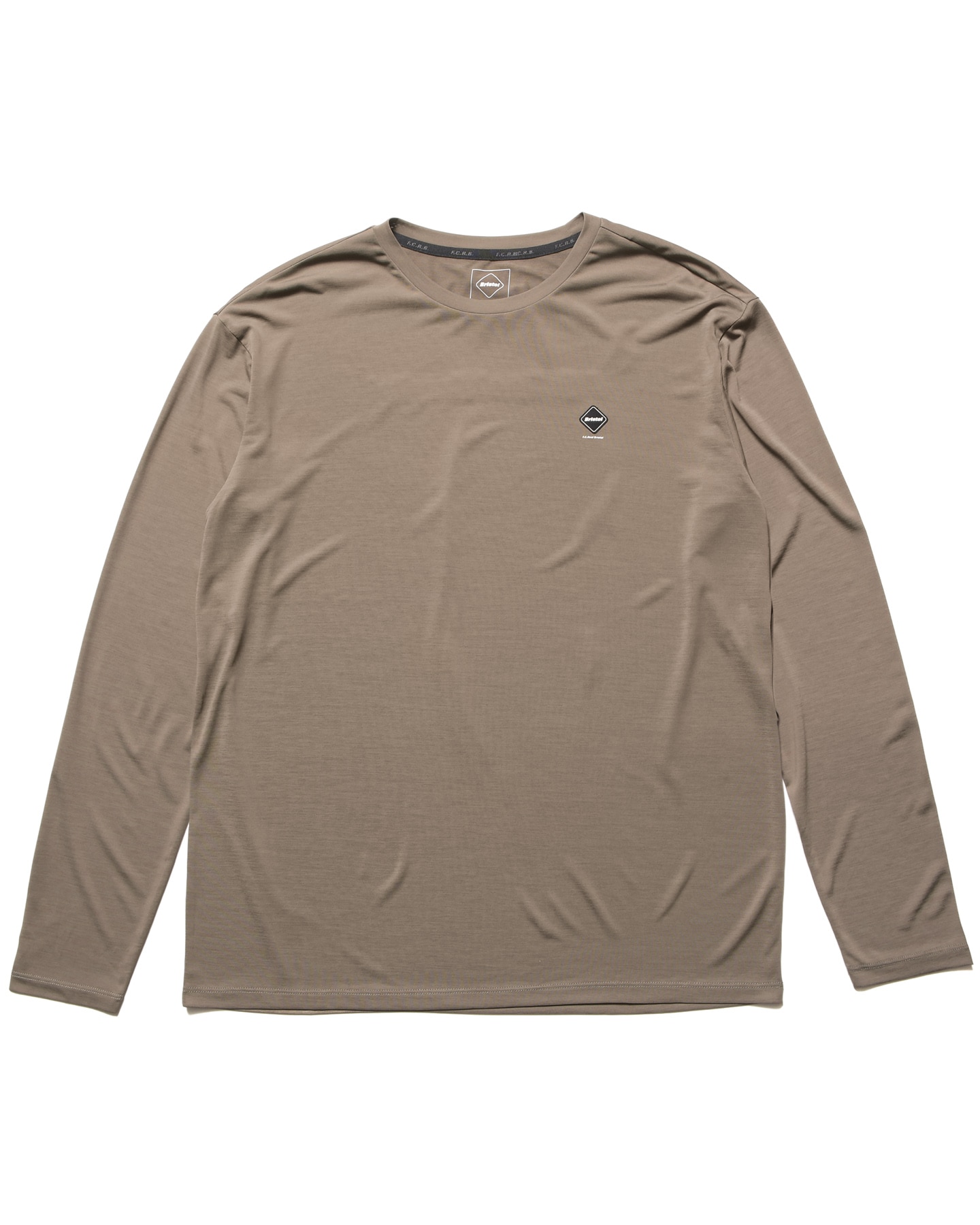 SOPH. | REFLECTIVE LOGO TECH DRY L/S TEE(S GREIGE):