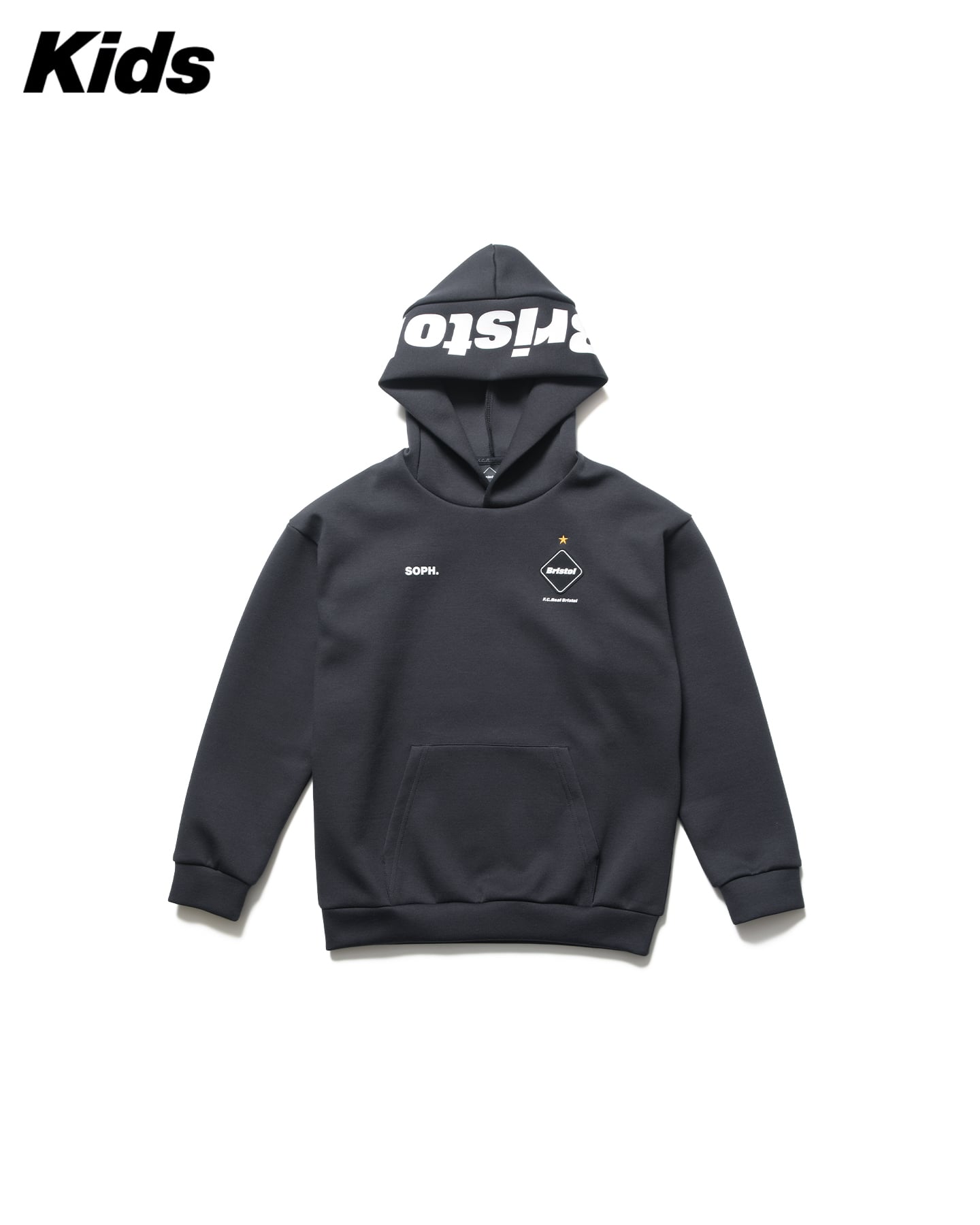 SOPH. | TECH SWEAT HOOD LOGO HOODIE(M (120-130) BLACK):