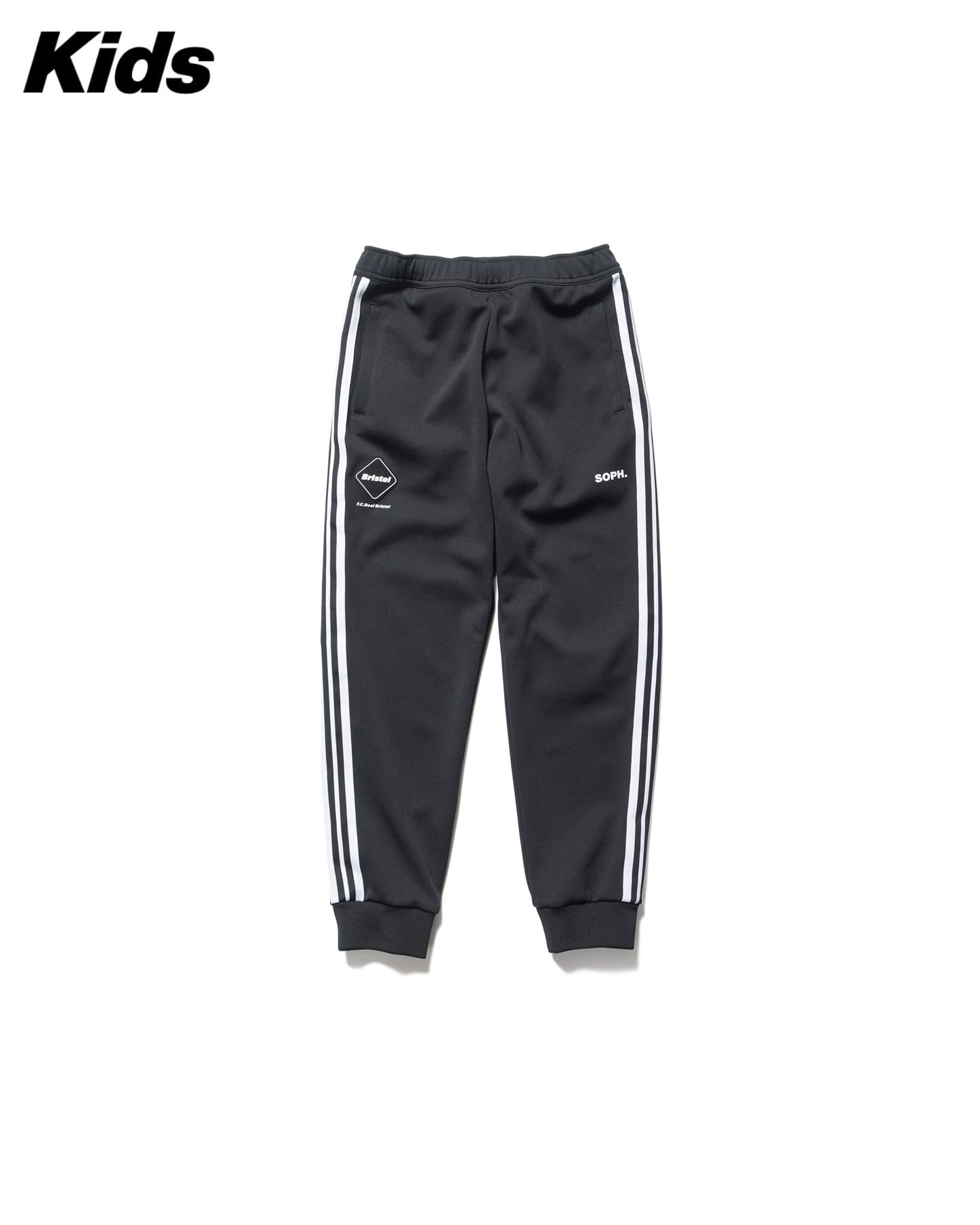 TRAINING TRACK RIBBED PANTS(L (140 - 150) BLACK)