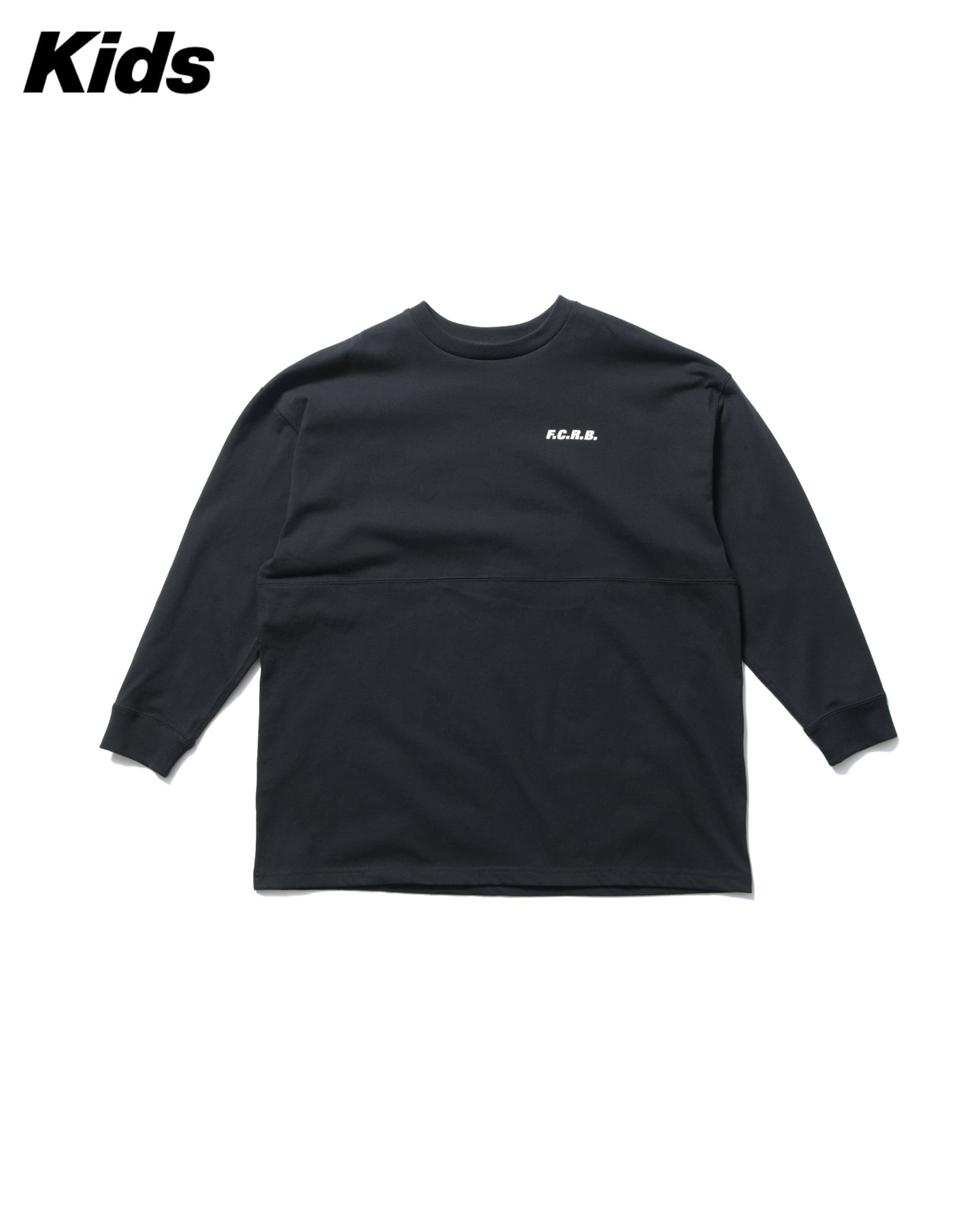 トップス L/S BIG LOGO TEAM BAGGY TEE 黒M BLURRED BIG LOGO L/S TEAM BAGGY TEE