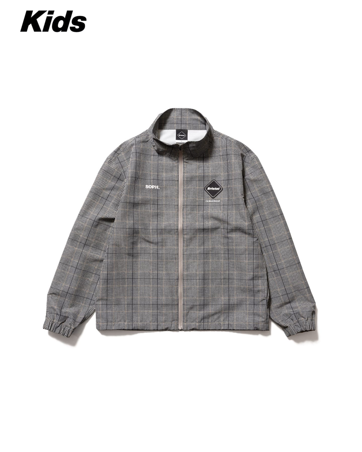SOPH. | PLAID VENTILATION PRACTICE JACKET(M(120-130) GRAY):
