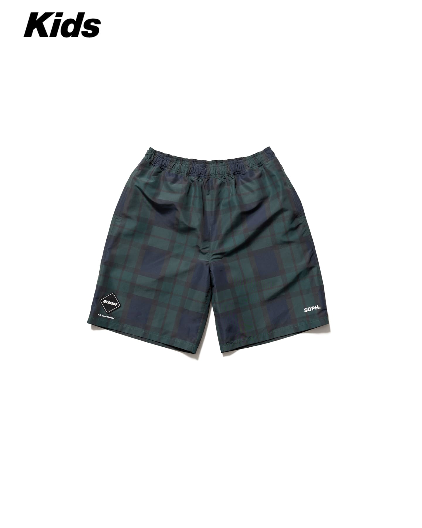 SOPH. | PLAID PRACTICE SHORTS(M(120-130) NAVY (BLACK WATCH)):