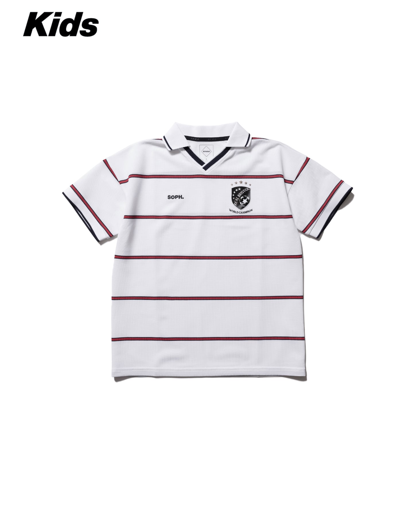 SOPH. | CHAMPIONS BORDER S/S GAME SHIRT(M(120-130) WHITE):