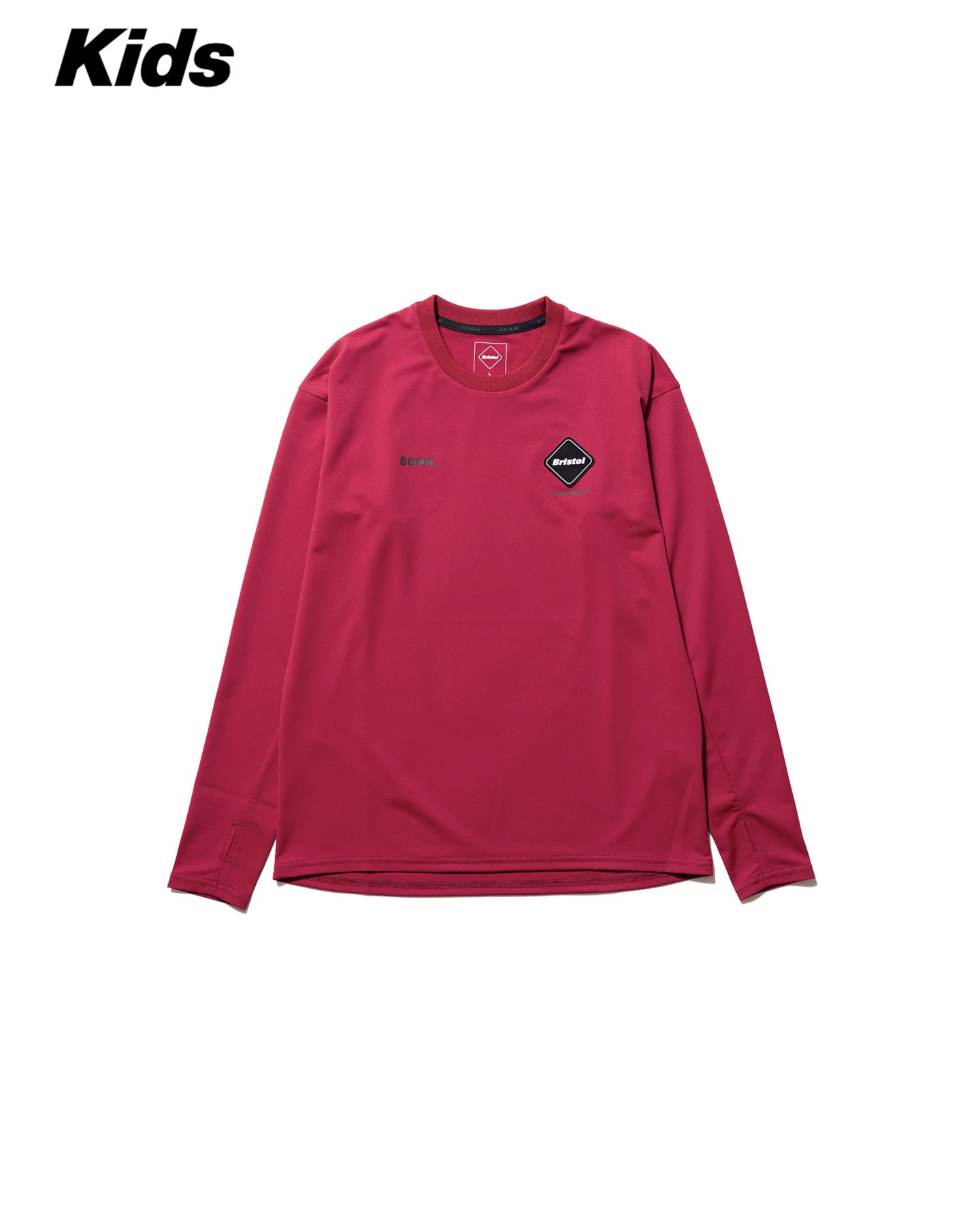 SOPH. | AUTHENTIC L/S TOP(M(120-130) RED):
