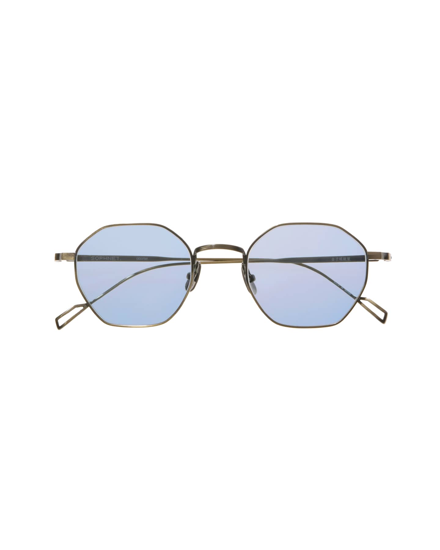 SOPH. | TITANIUM SUNGLASSES OCTAGON(FREE A (BLUE)):