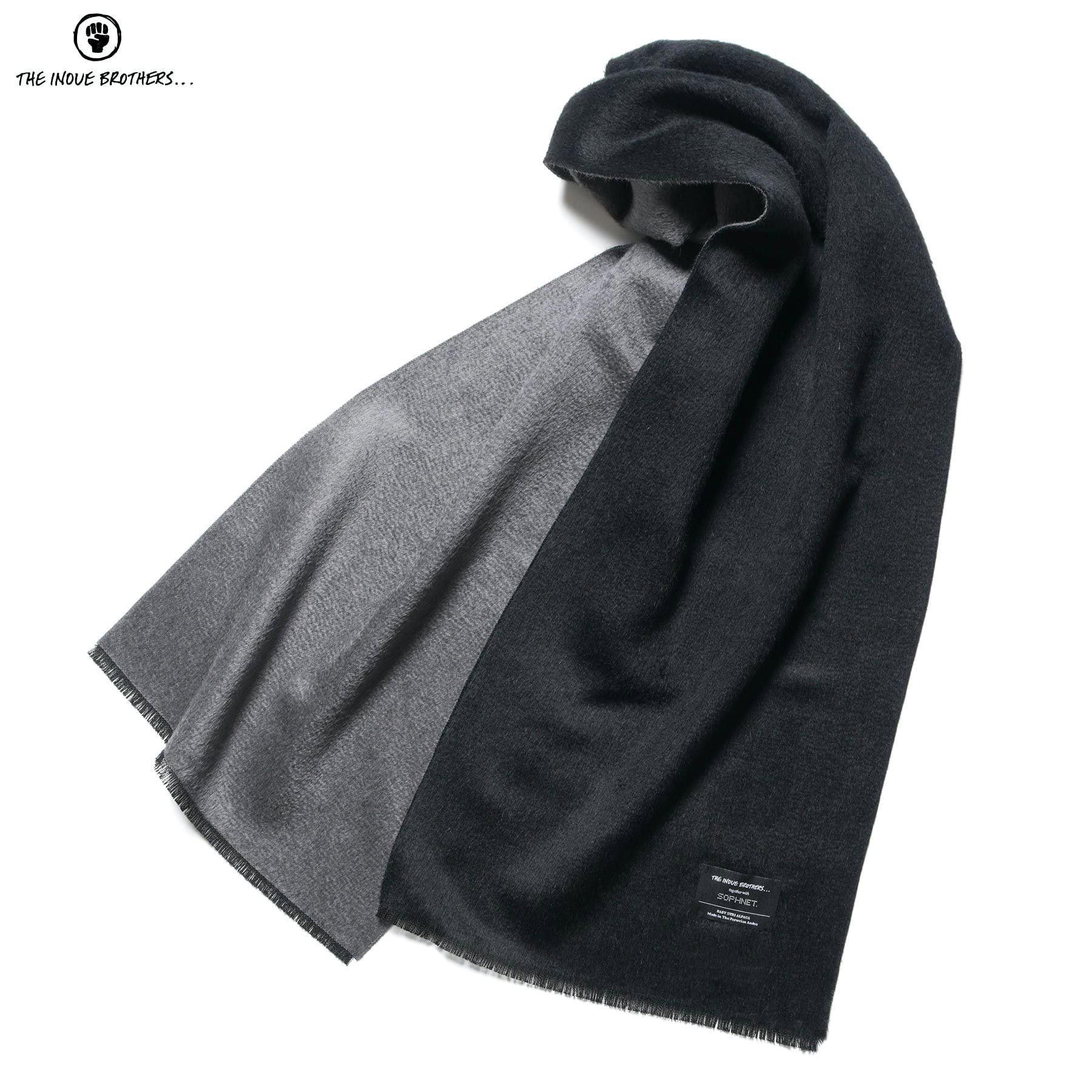 Soph The Inoue Brothers Reversible Scarf Free Black