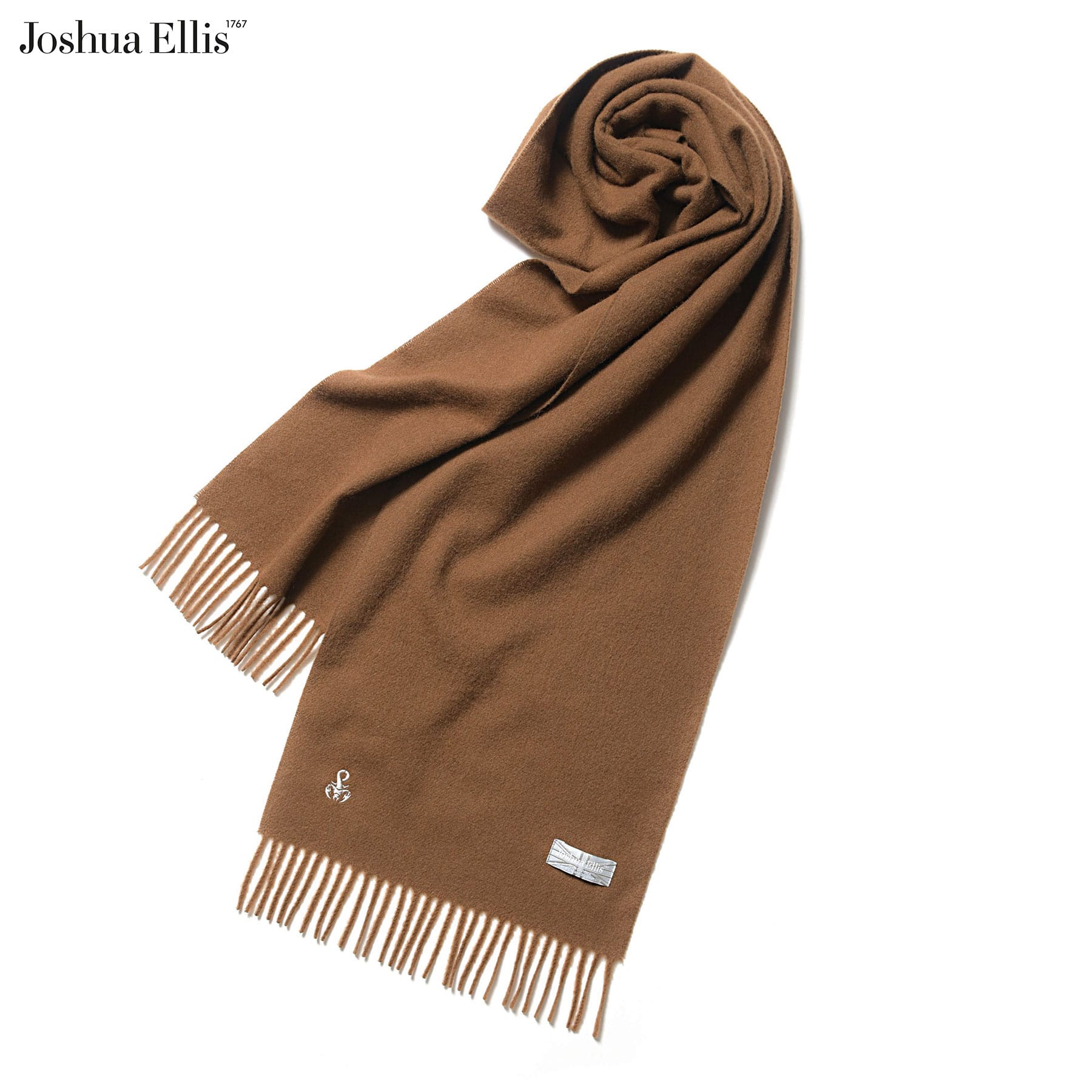 Joshua Ellis CASHMERE STOLE(FREE CAMEL 