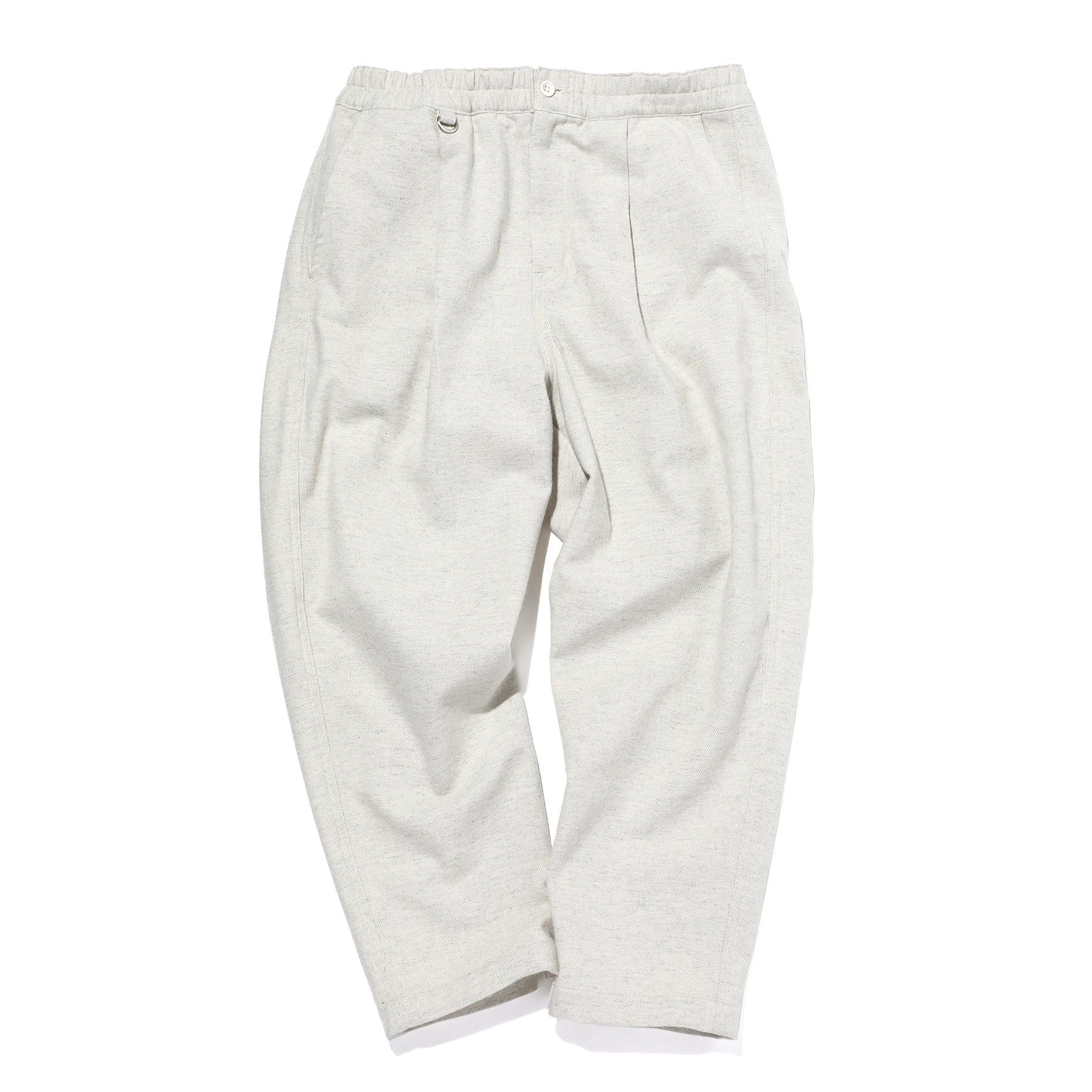 SOPH. | 1TUCK WIDE CROPPED EASY PANTS(M OFF WHITE):