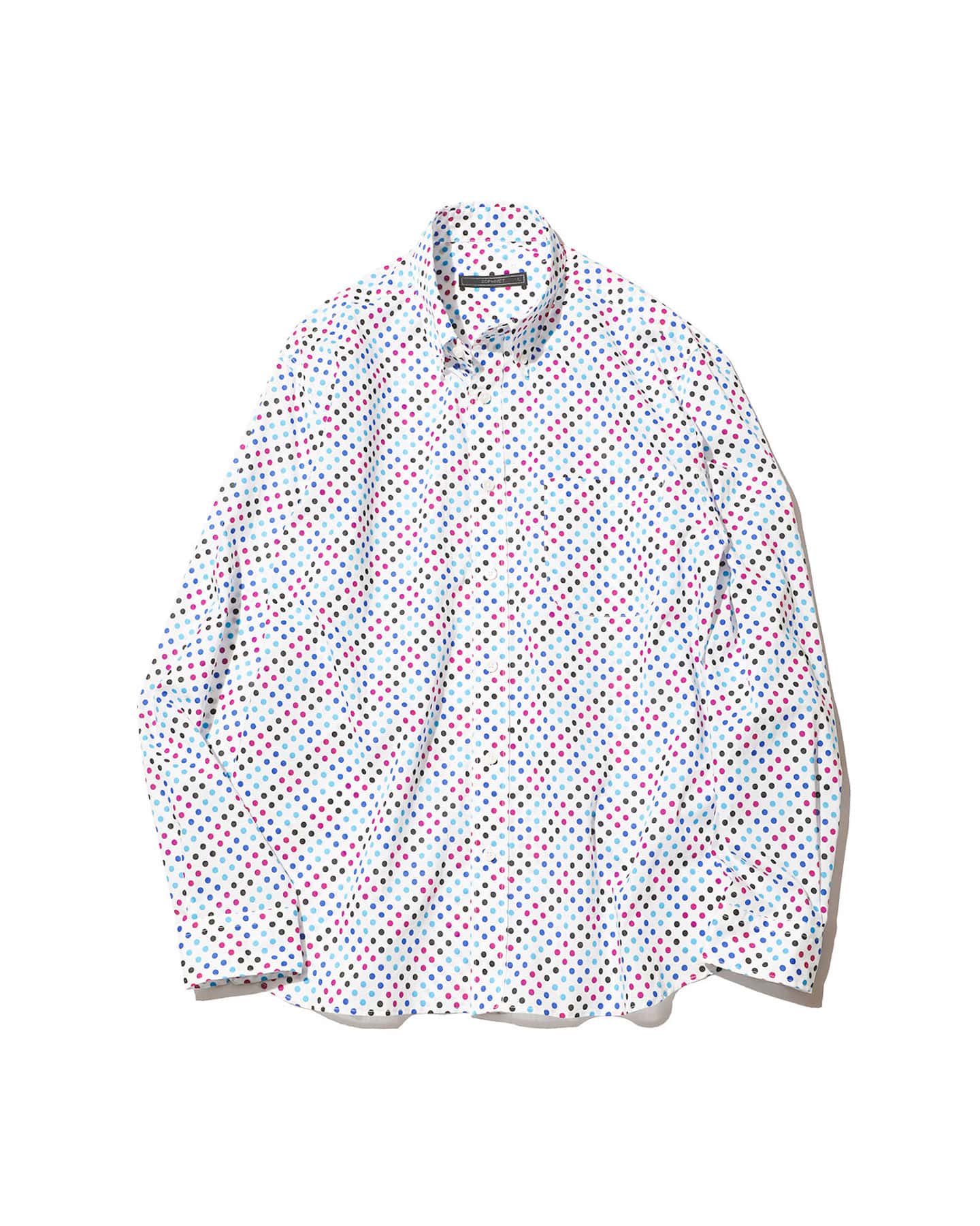 SOPHNET PATTERN BIG B.D SHIRT  XL