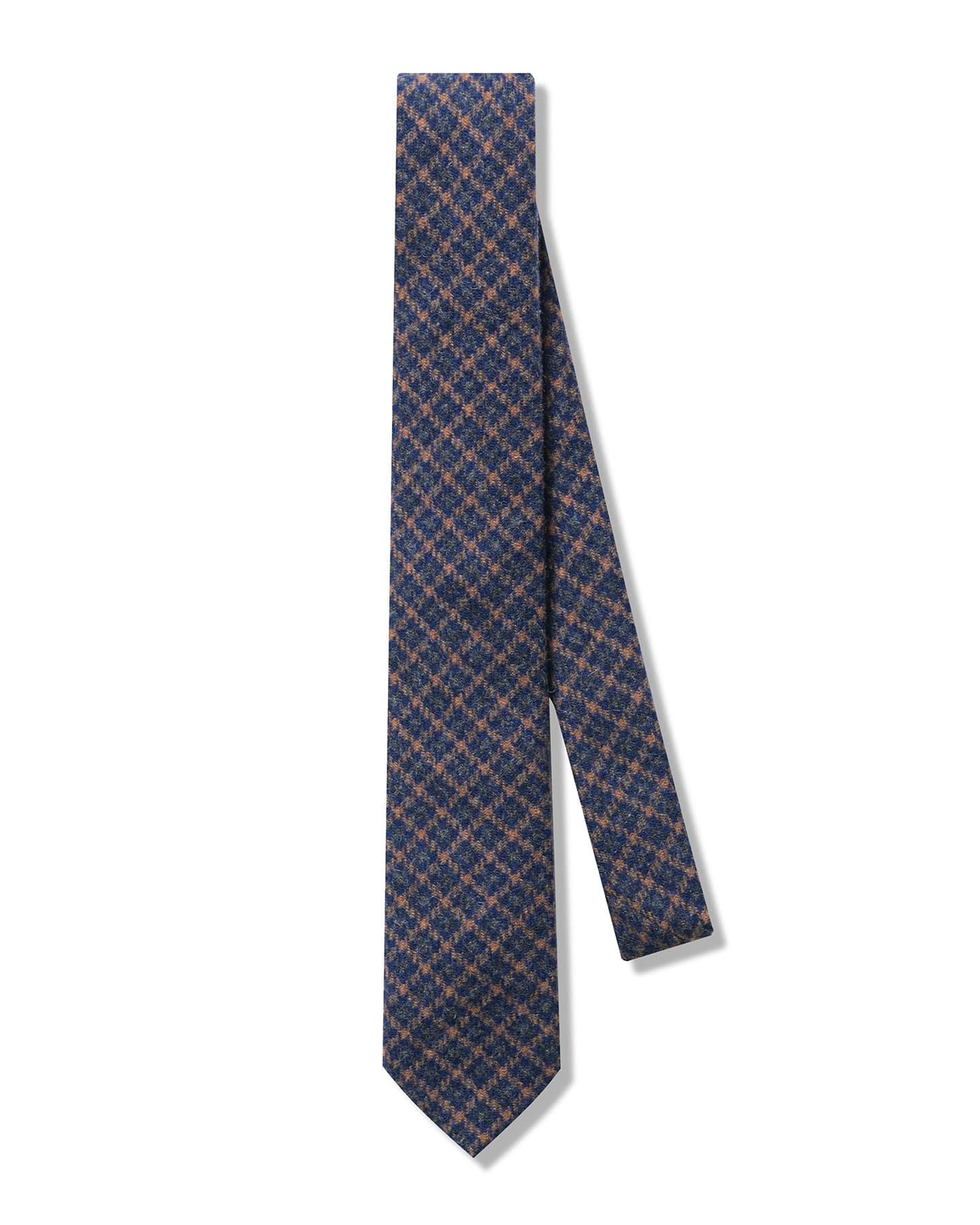 SOPH. | BLENDED WOOL NECKTIE(FREE NAVY CHECK):