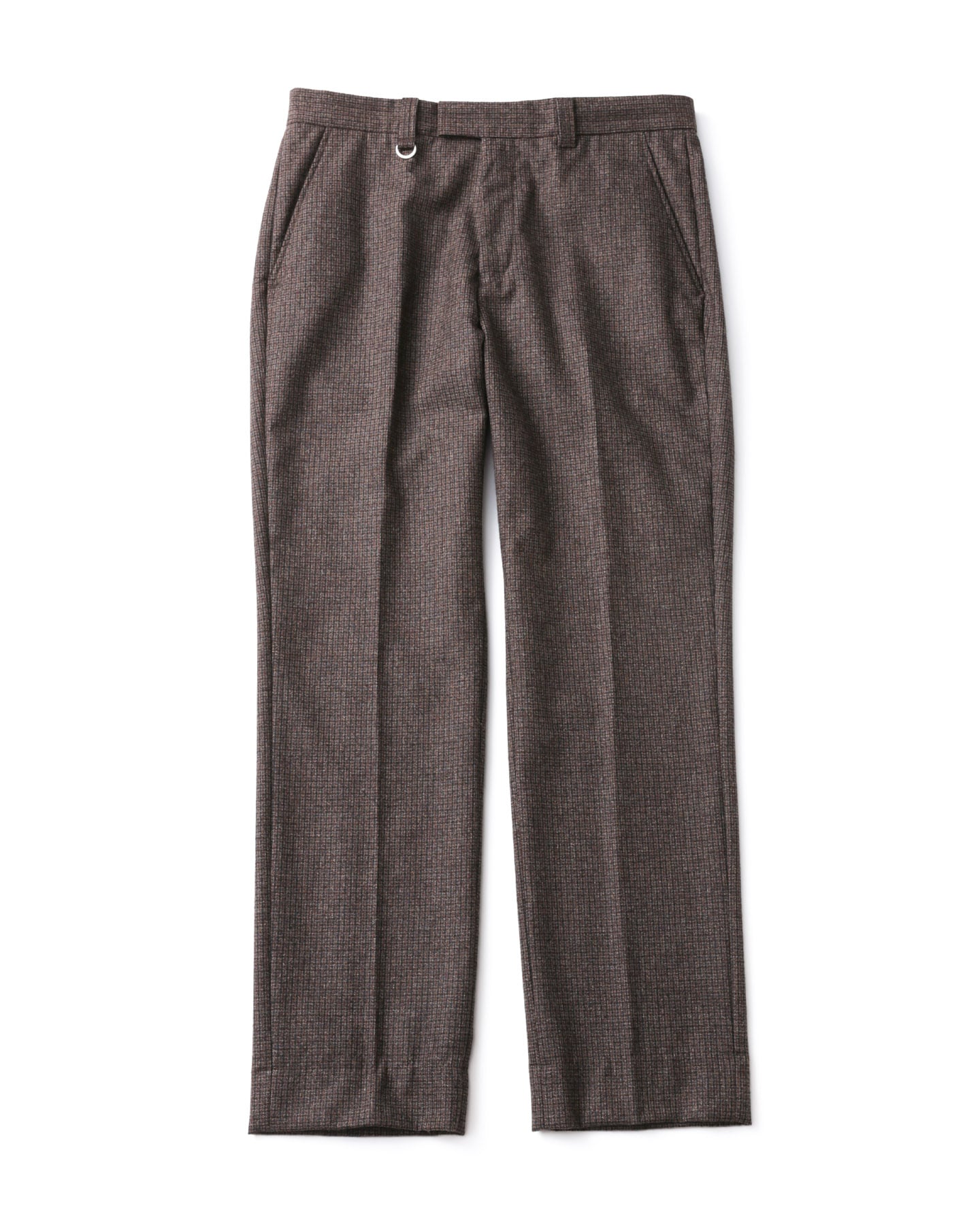 SOPH. | MELANGE TWEED GUNCLUB CHECK STANDARD PANTS(M BROWN):