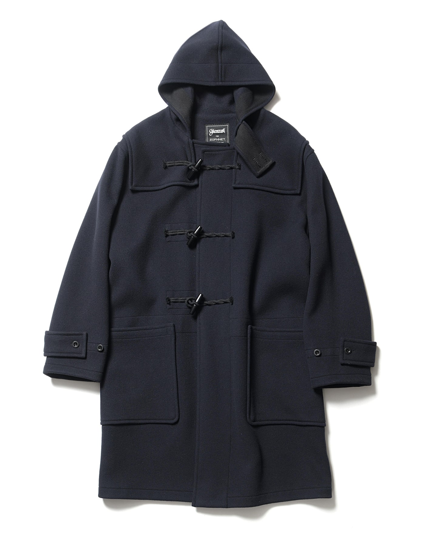 SOPH. | GLOVERALL MONTY CASHMERE WOOL DUFFLE COAT(L NAVY):