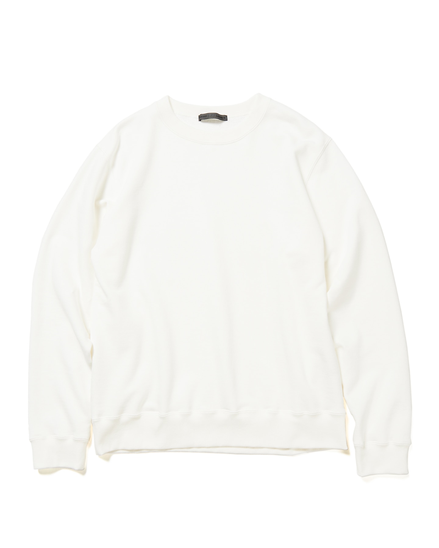 SOPHNET. COTTON SILK FRENCH TERRY SWEAT