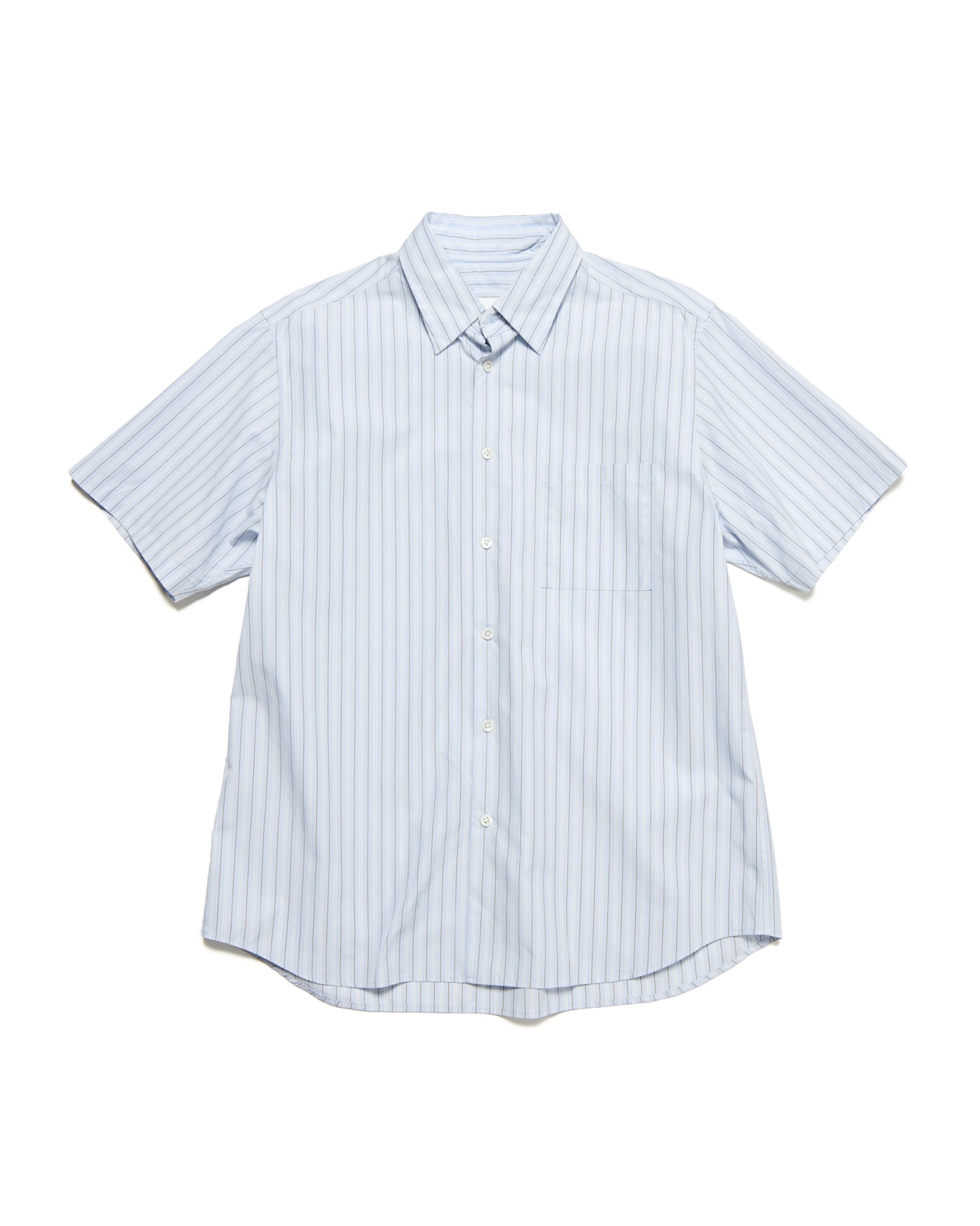 SOPH. | STRIPE REGULAR FIT S/S SHIRT(M BLUE STRIPE):