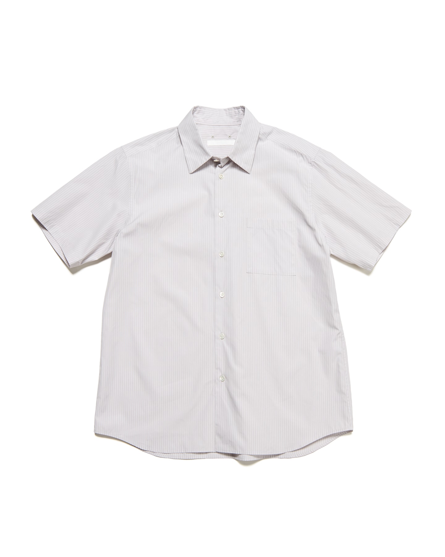 SOPH. | STRIPE REGULAR FIT S/S SHIRT(L GRAY STRIPE):