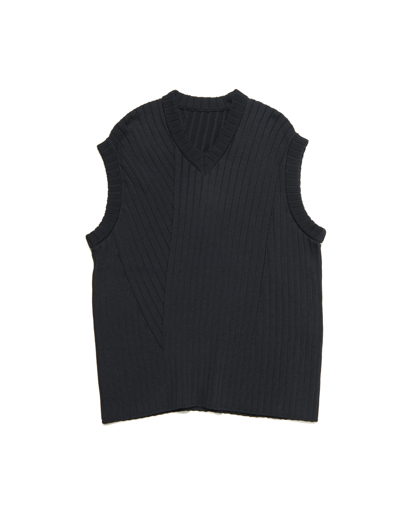 SOPH. | KNIT VEST(M BLACK):