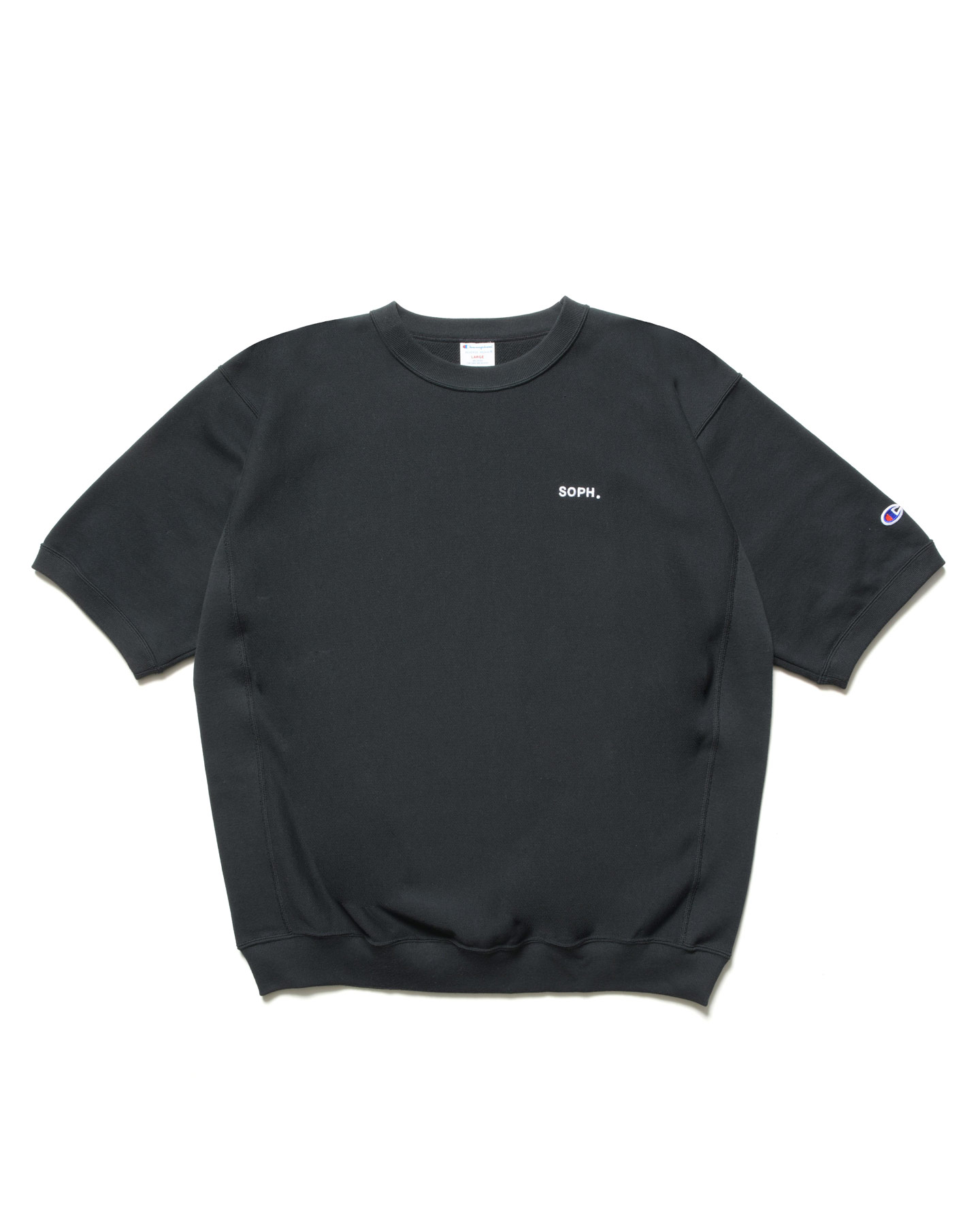 SOPH. Champion CREWNECK TEE ブラック　Sサイズ SOPH. | Champion REVERSE WEAVE BASIC S/S CREWNECK SWEAT(2 (M) BLACK):