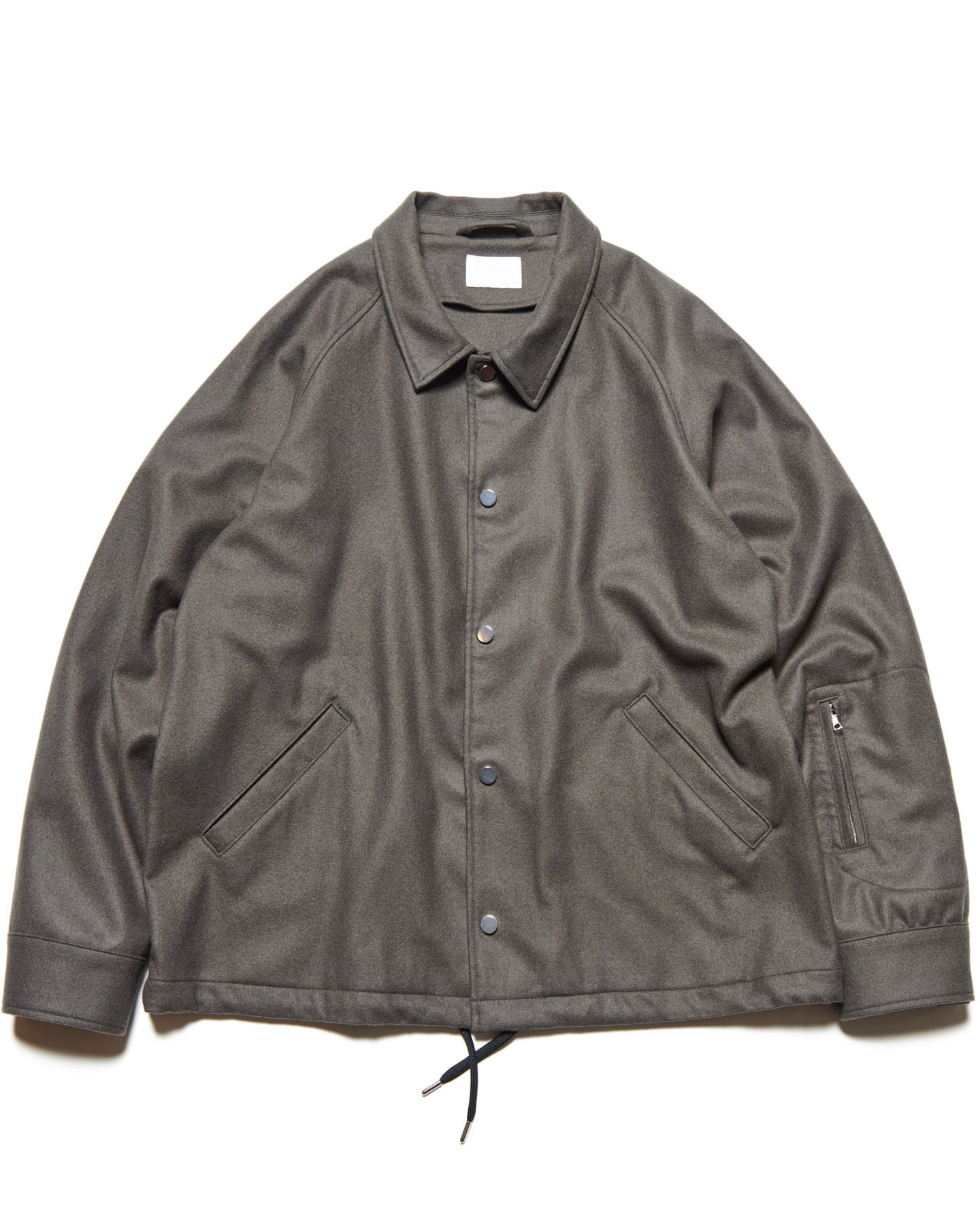 ペレペレ　メルトンコーチジャケット　XL 美品 SOPH. | LIGHT MELTON WOOL COACH JACKET(5 (XXL) CHARCOAL GRAY):