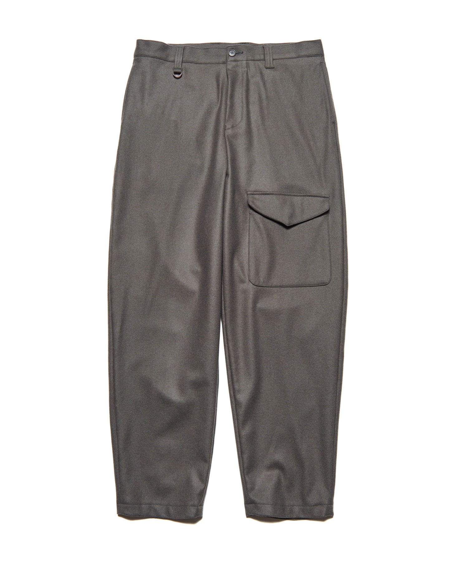 SOPH. | LIGHT MELTON WOOL ROYAL NAVY PANTS(2 (M) CHARCOAL GRAY):