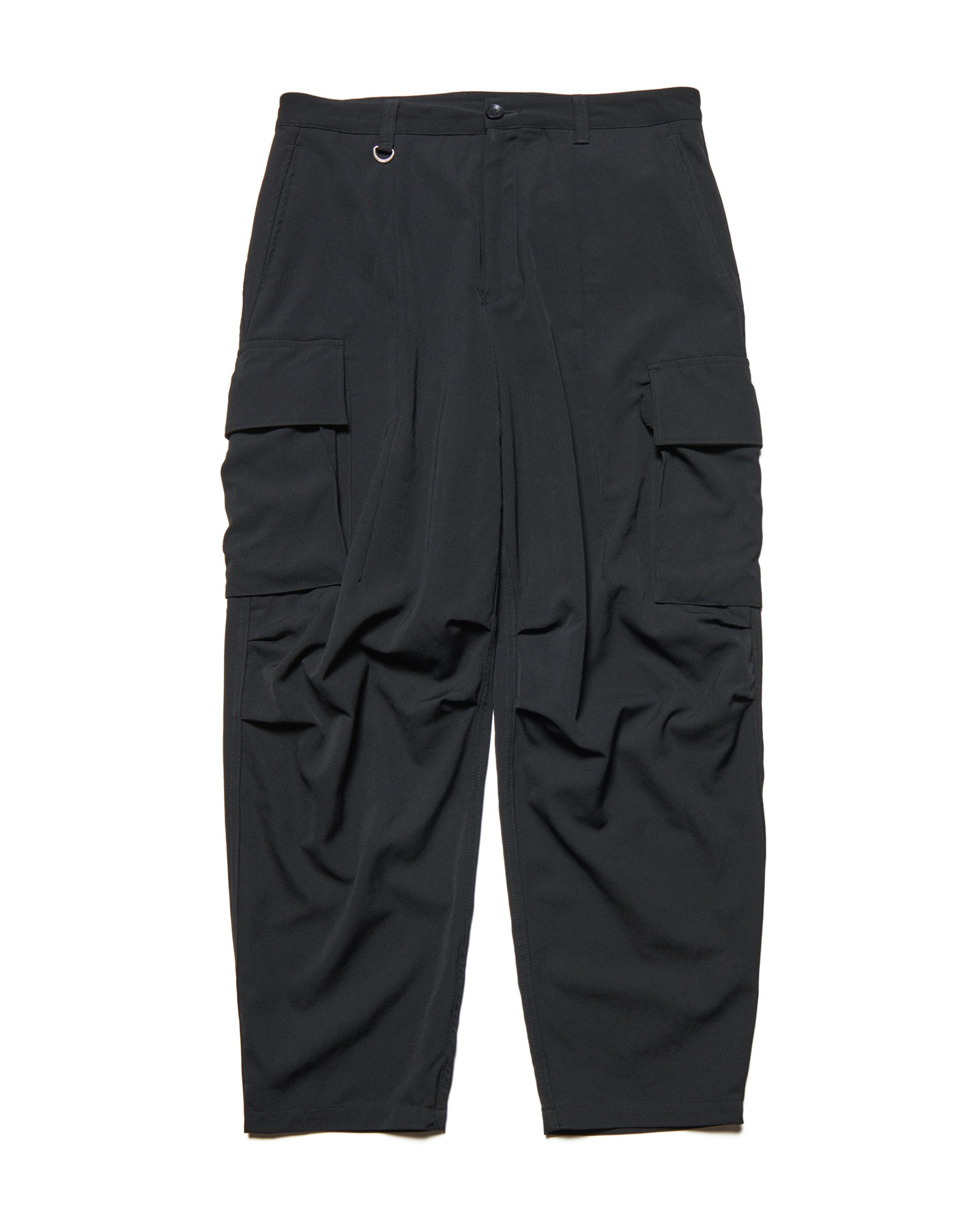 SOPH. | WASHER WOOL MILITARY CARGO PANTS(2 (M) BLACK):