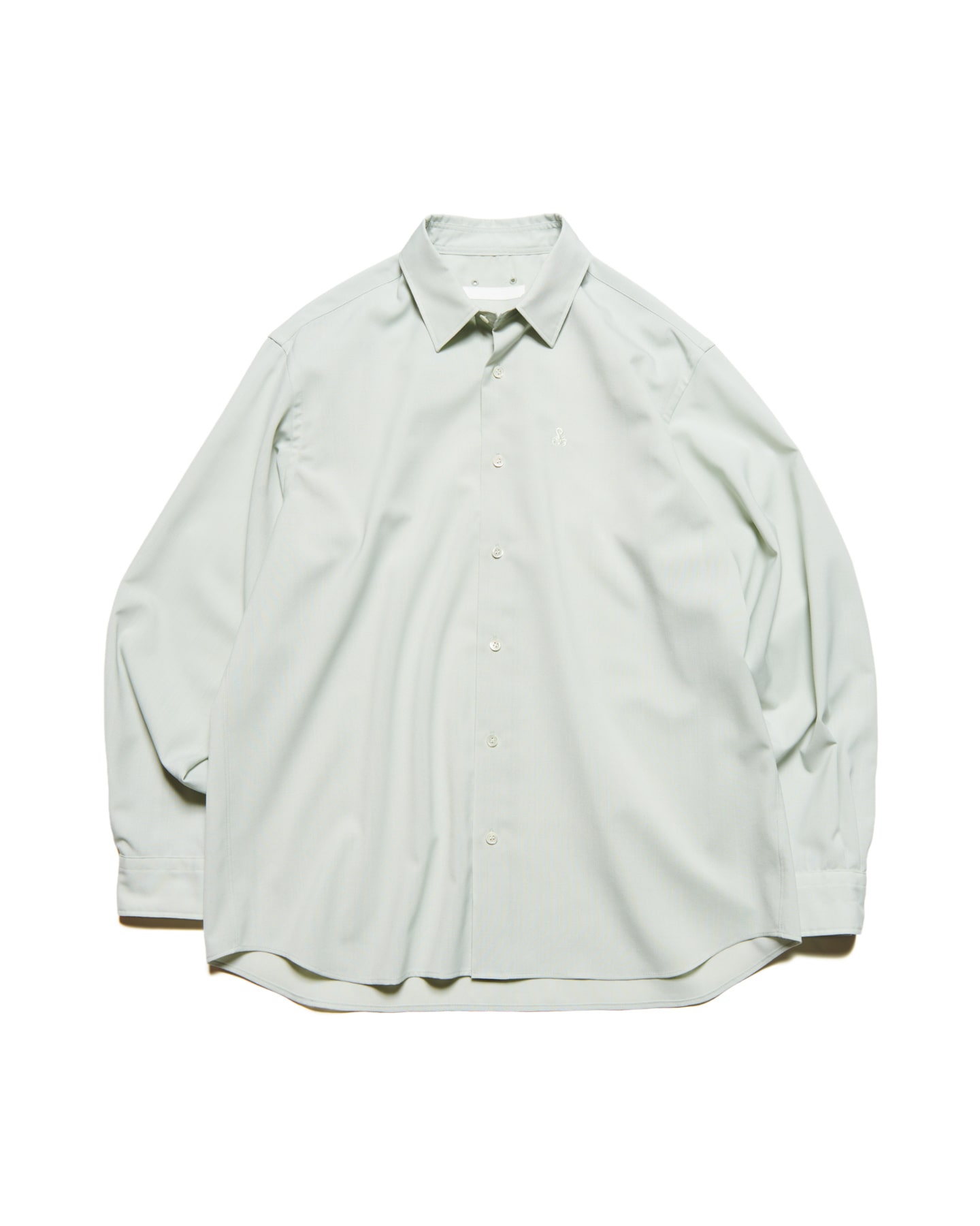 SOPH. | HIGH-TWIST POPLIN RELAX-FIT SHIRT(2 (M) LIGHT GREEN):