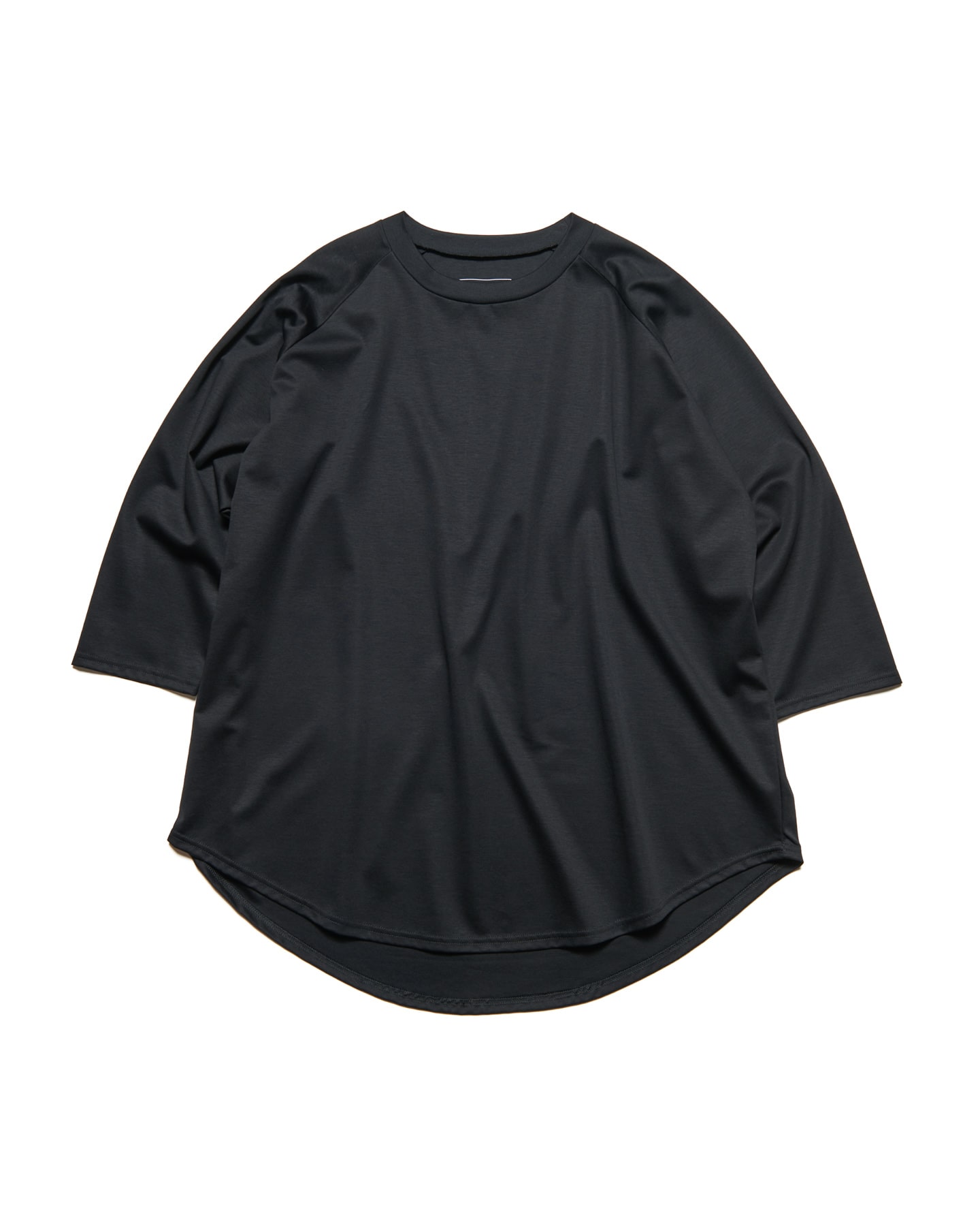 SOPH. | SUPIMA COTTON RAGLAN 3/4 WIDE TEE(3 (L) BLACK):