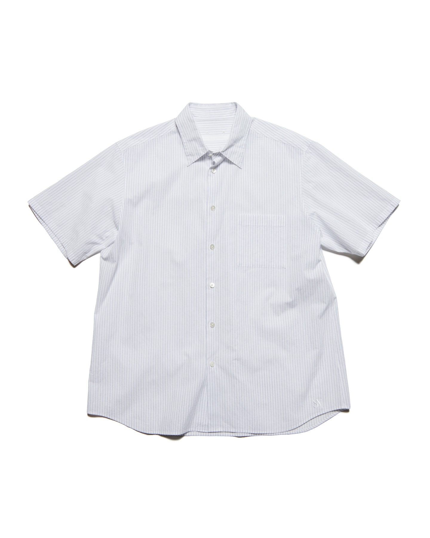 SOPH. | VOILE WASHER REGULAR-FIT S/S SHIRT(5 (XXL) WHITE):