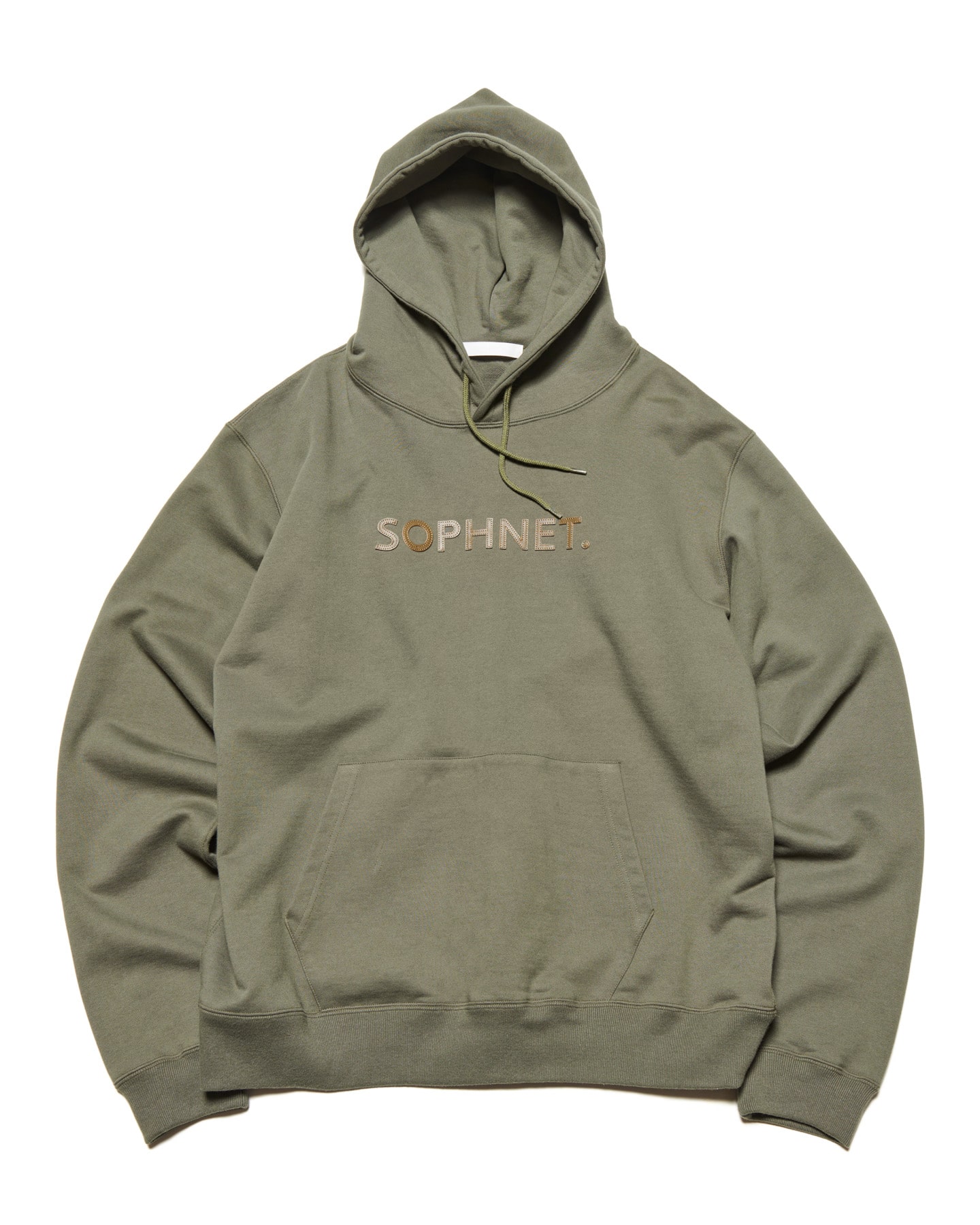 SOPHNET. WOOLCHECK LOGO PATCH SHIRT 2(M) 1 SOPHNET. SAXONY