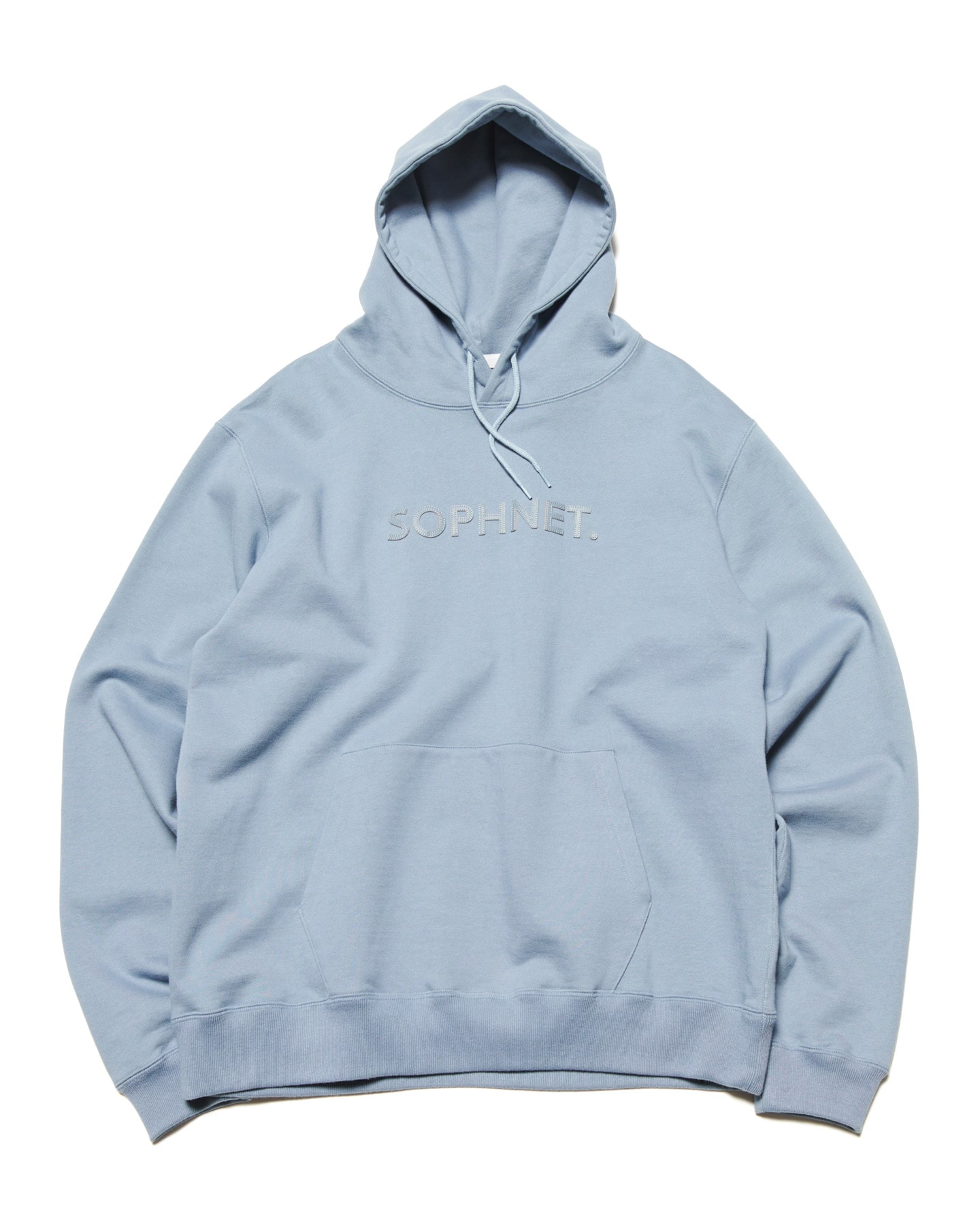 SOPH. | LOGO PATCH HOODIE(2 (M) LIGHT BLUE):