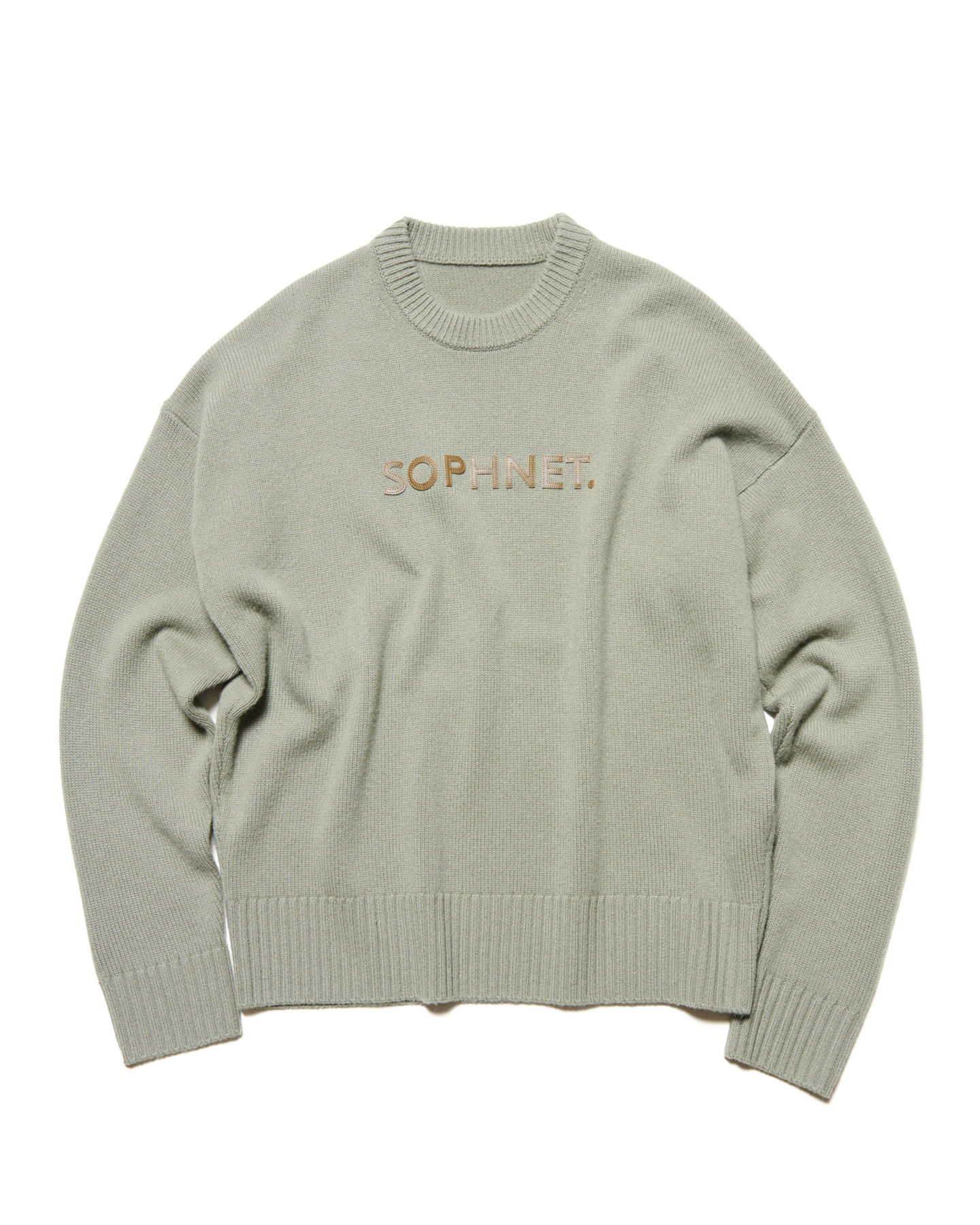 SOPHNET. WOOLCHECK LOGO PATCH SHIRT 2(M) 1 SOPHNET. SAXONY