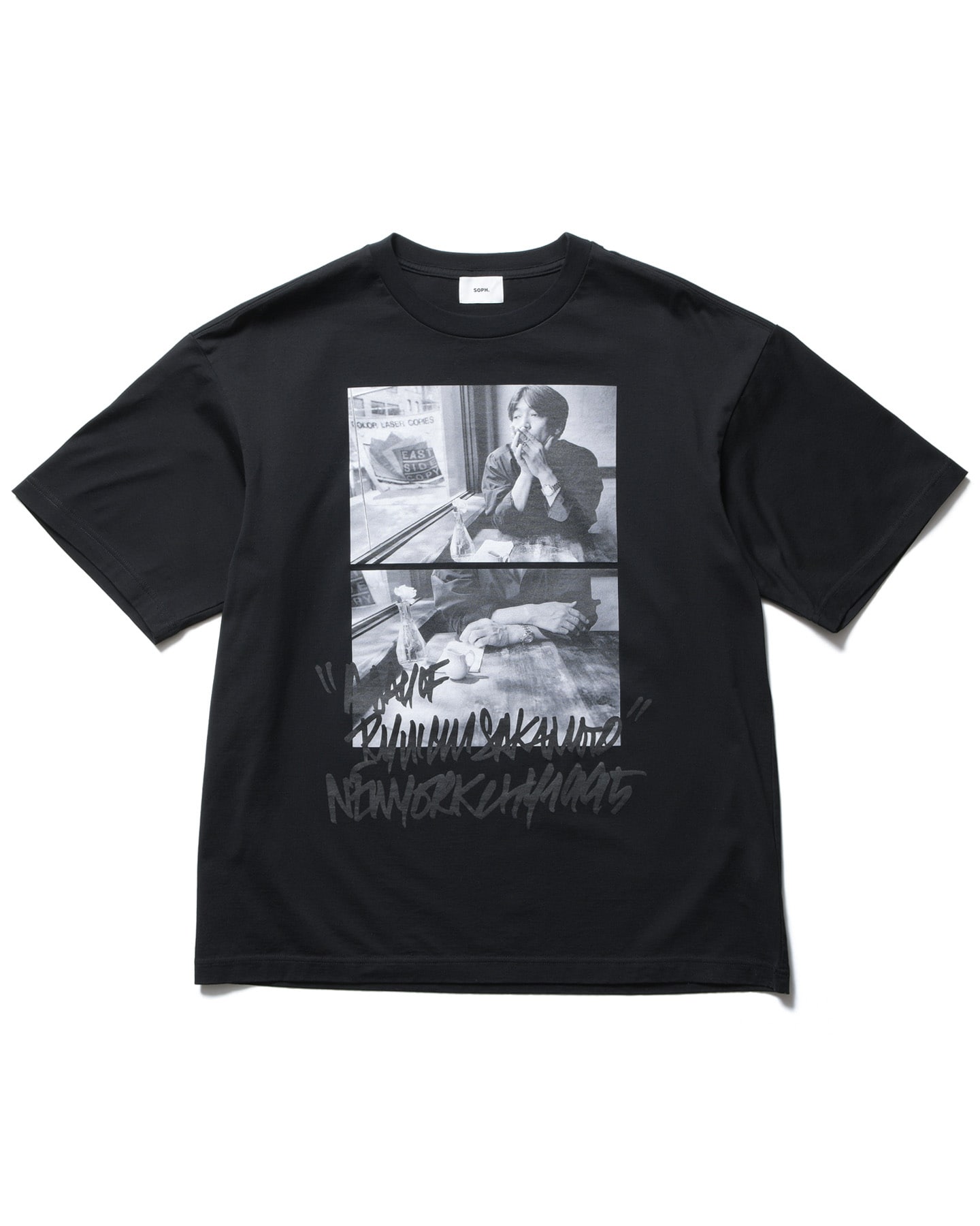 SOPH. | KAZUNALI TAJIMA: S/S TEE (CAFE)(1 (S) BLACK):
