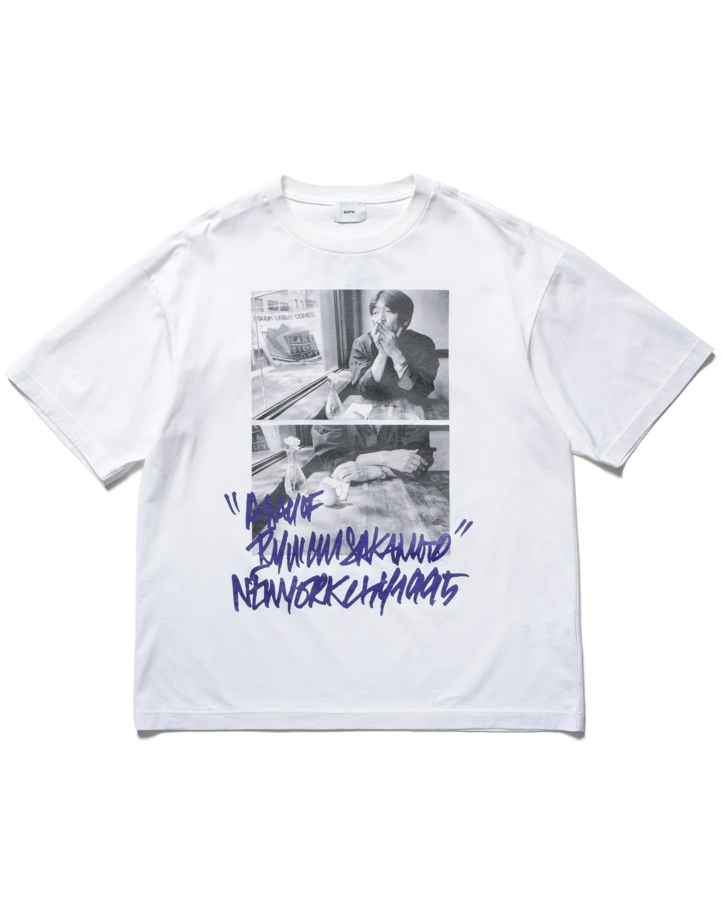 SOPH. | KAZUNALI TAJIMA: S/S TEE (CAFE)(2 (M) WHITE):