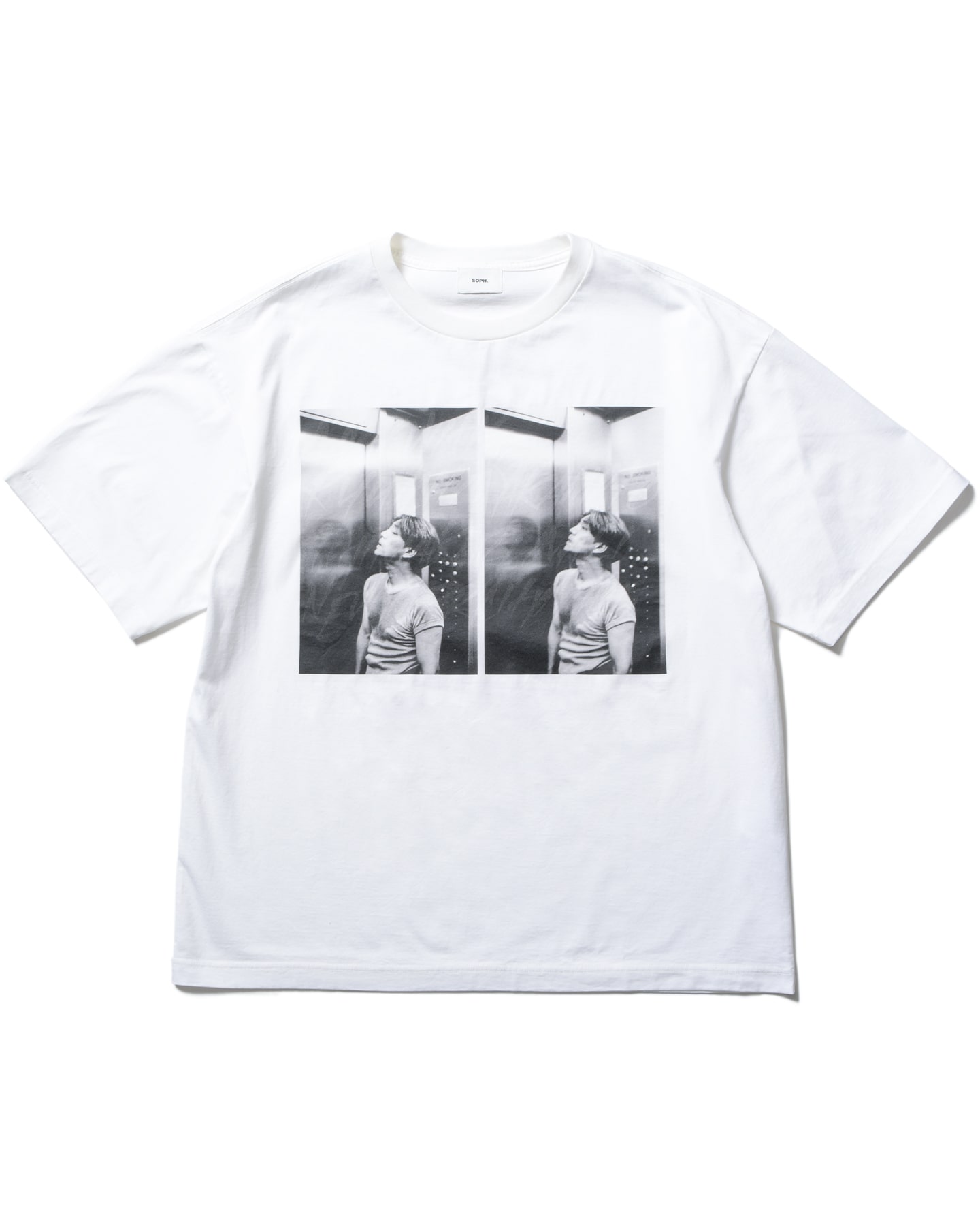 トップス SOPH. KAZUNALI TAJIMA: JACQUARD KNIT SOPH. | KAZUNALI TAJIMA: S/S TEE (ELEVATOR)(4 (XL) WHITE):