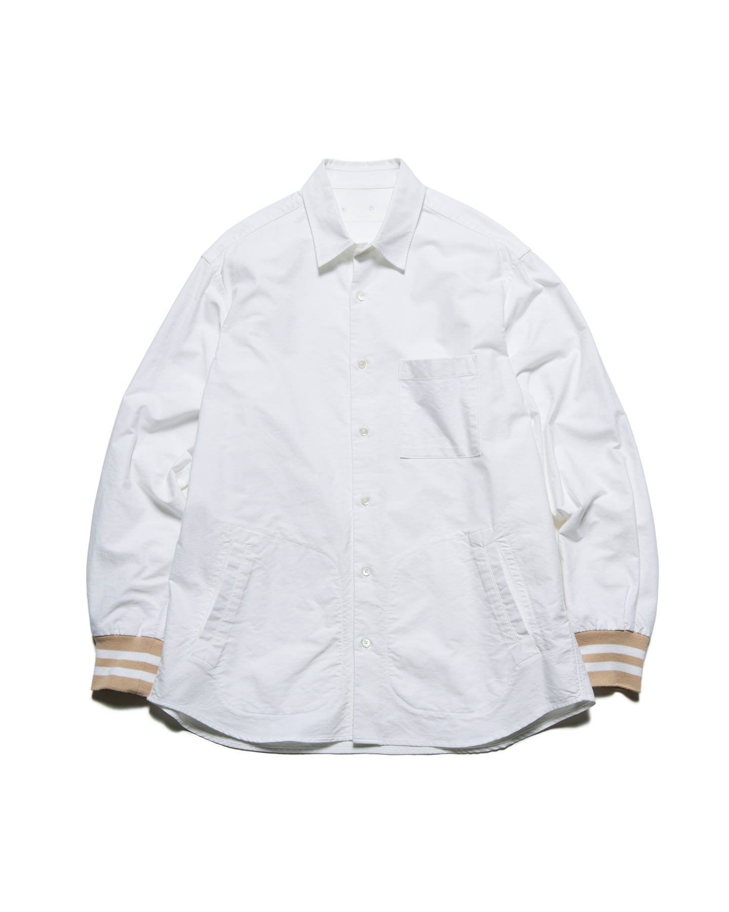 SOPH. | RIBBED REGULAR COLLAR SHIRT(2 (M) WHITE):