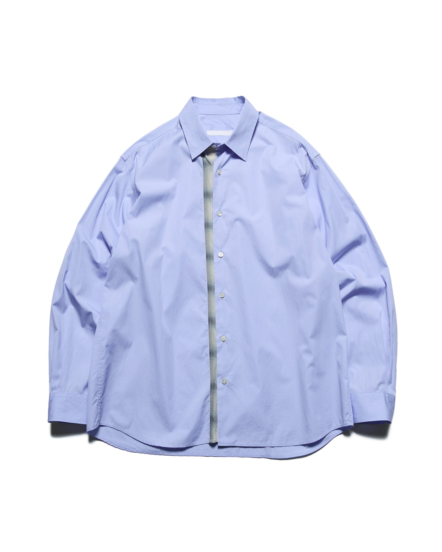 SOPH. | SUVIN GIZA SWITCHING RELAX-FIT SHIRT(2 (M) BLUE):