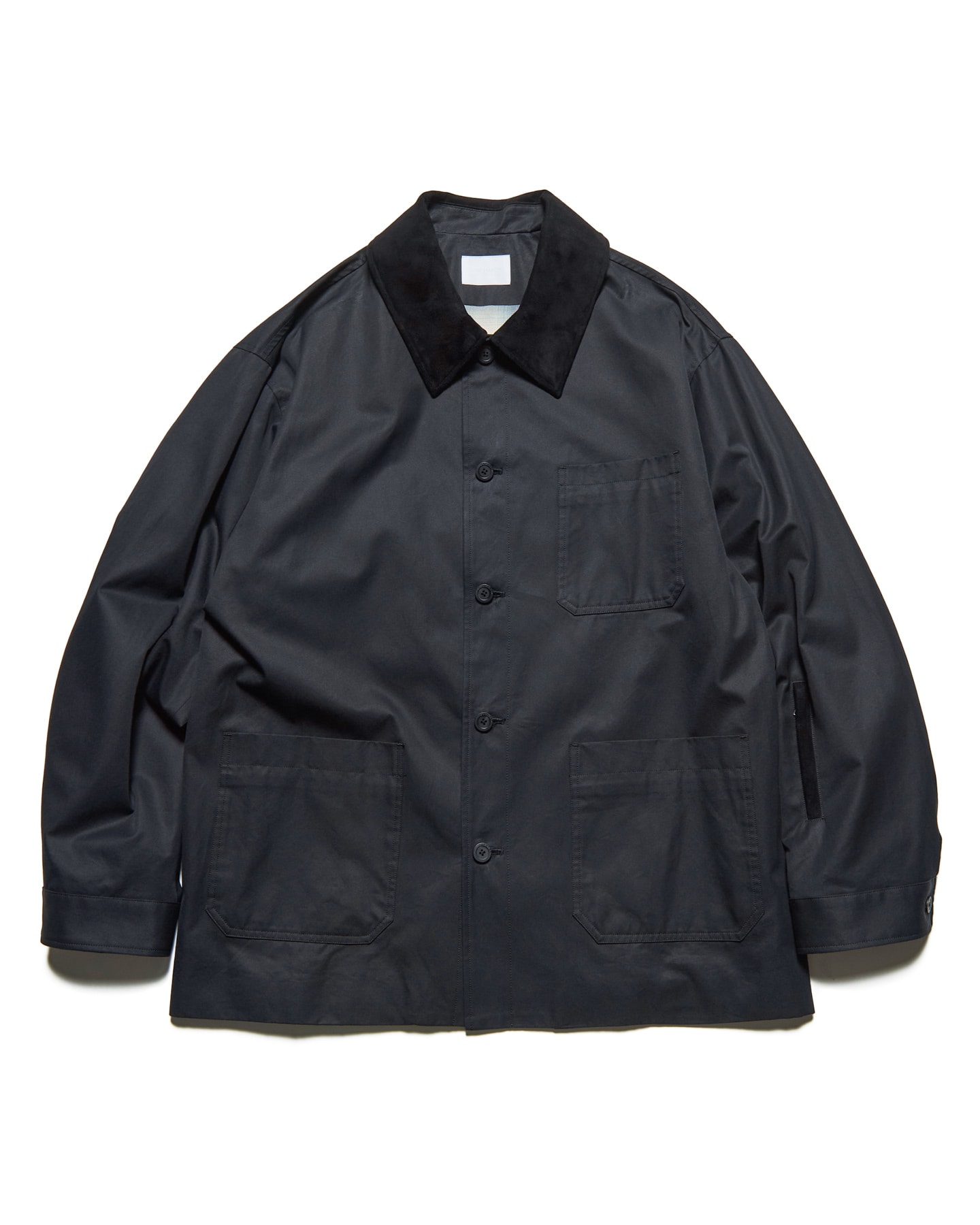 SOPH. | LEATHER COLLAR COVERALL(2 (M) BLACK):