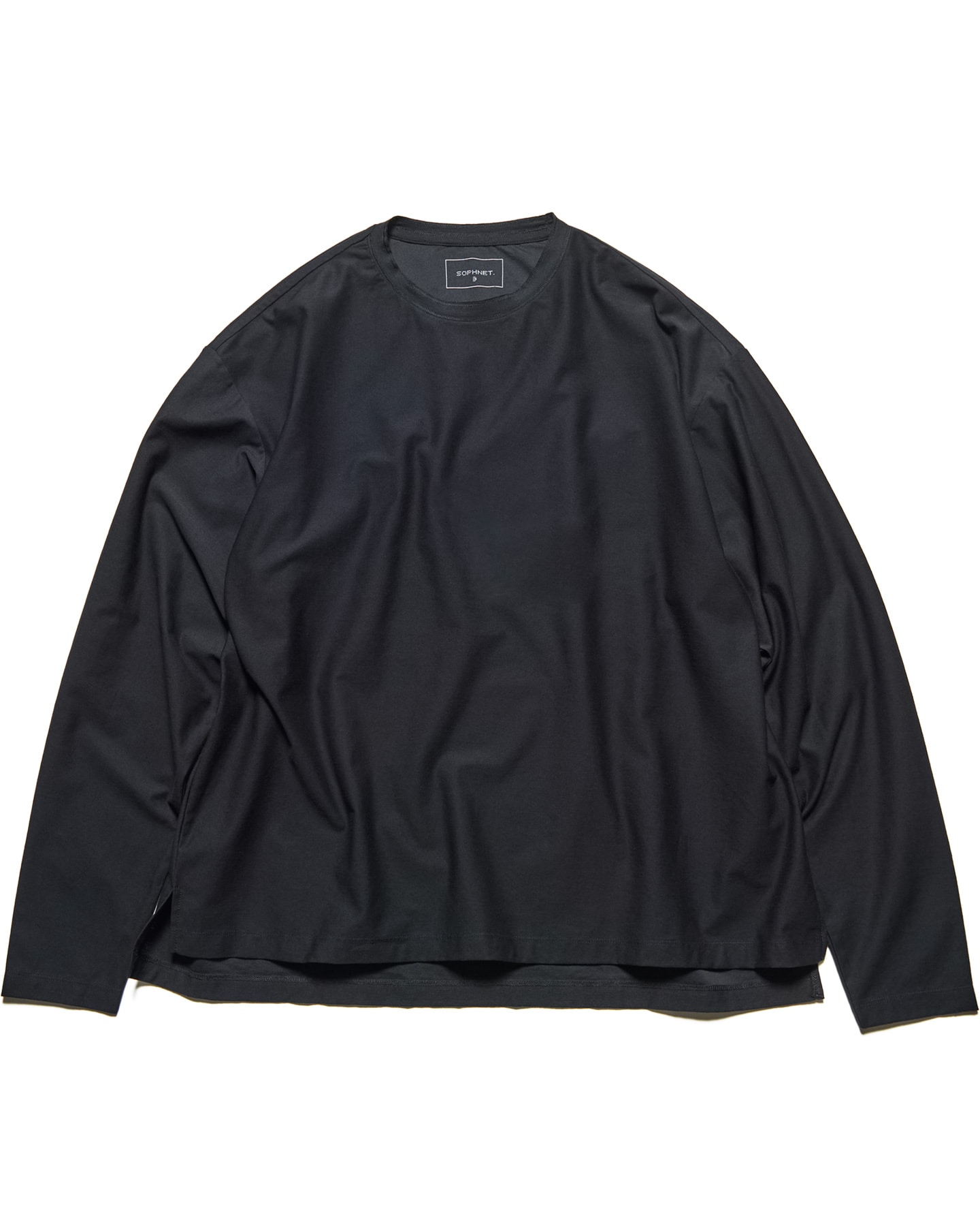 SOPH. | DOUBLE LOCK STITCH L/S TEE(2 (M) BLACK):