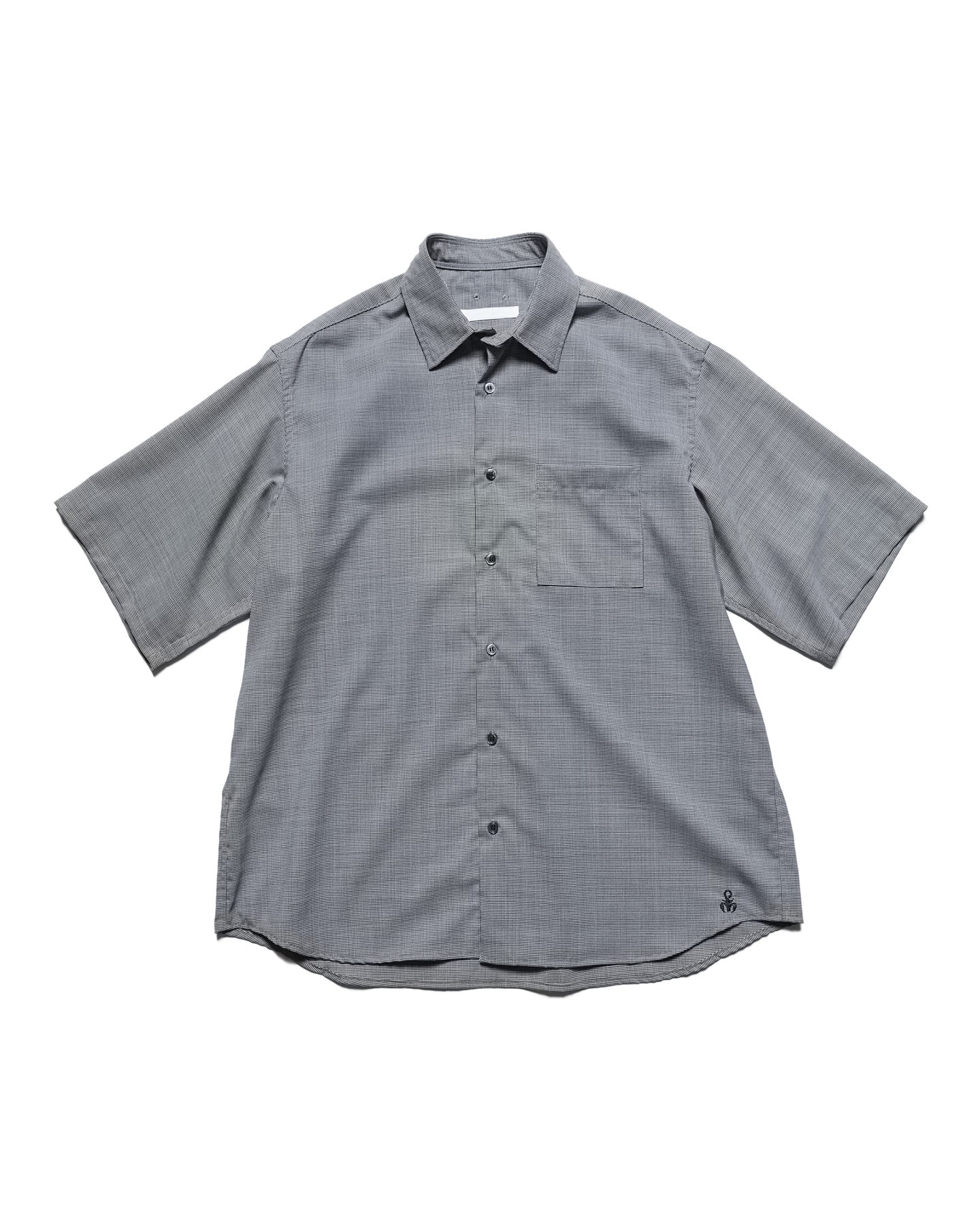 SOPH. | TROPICAL CHECK RELAX-FIT S/S SHIRT(2 (M) B (HOUNDS TOOTH)):