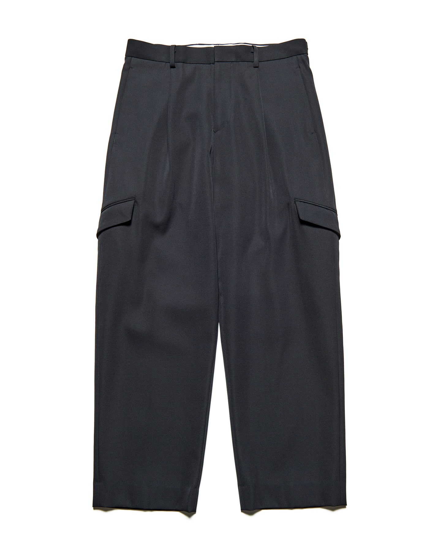 SOPH. | DOESKIN WOOL SIDE POCKET SLACKS(2 (M) BLACK):