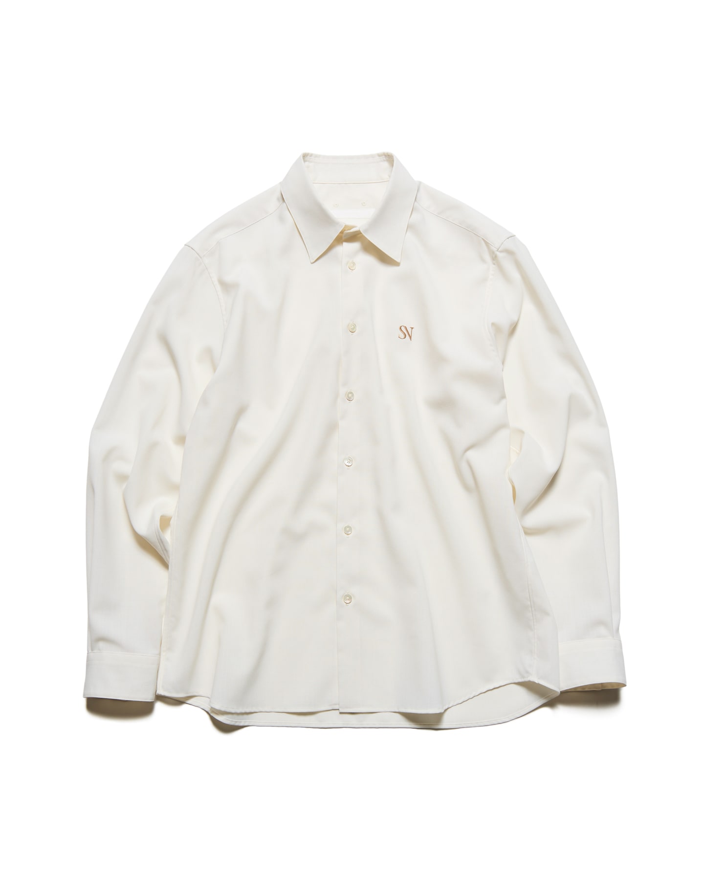 SOPH. | HIGH-TWIST REGULAR-FIT SHIRT(5 (XXL) OFF WHITE):