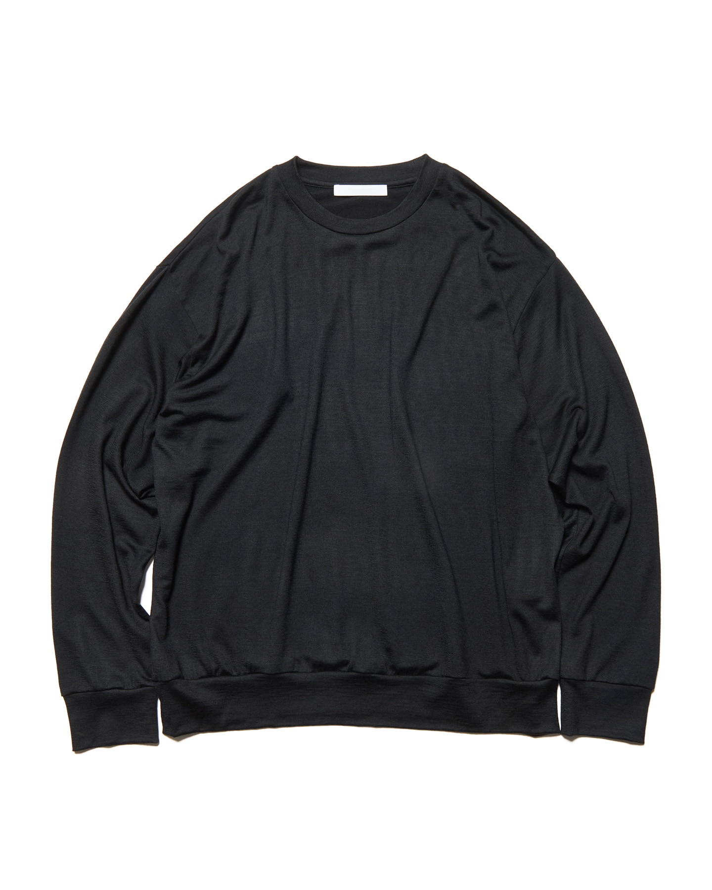 SOPH. | WASHABLE WOOL L/S TOP(2 (M) BLACK):