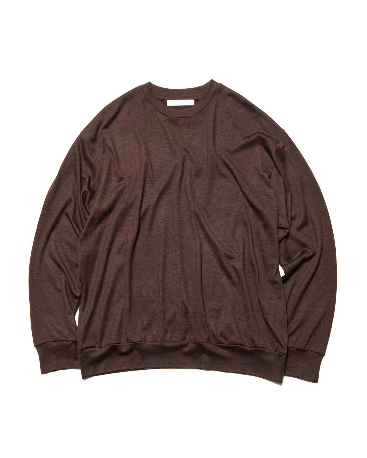 SOPH. | WASHABLE WOOL L/S TOP(2 (M) BROWN):