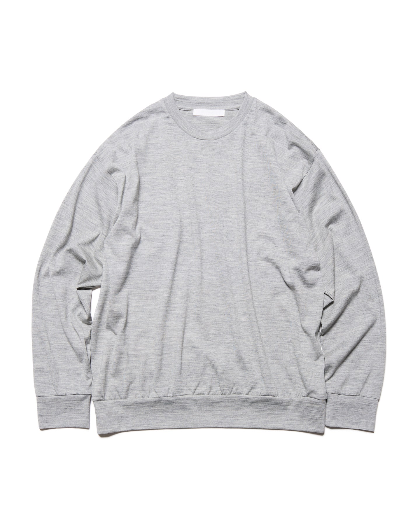 SOPH. | WASHABLE WOOL L/S TOP(2 (M) LIGHT GRAY):