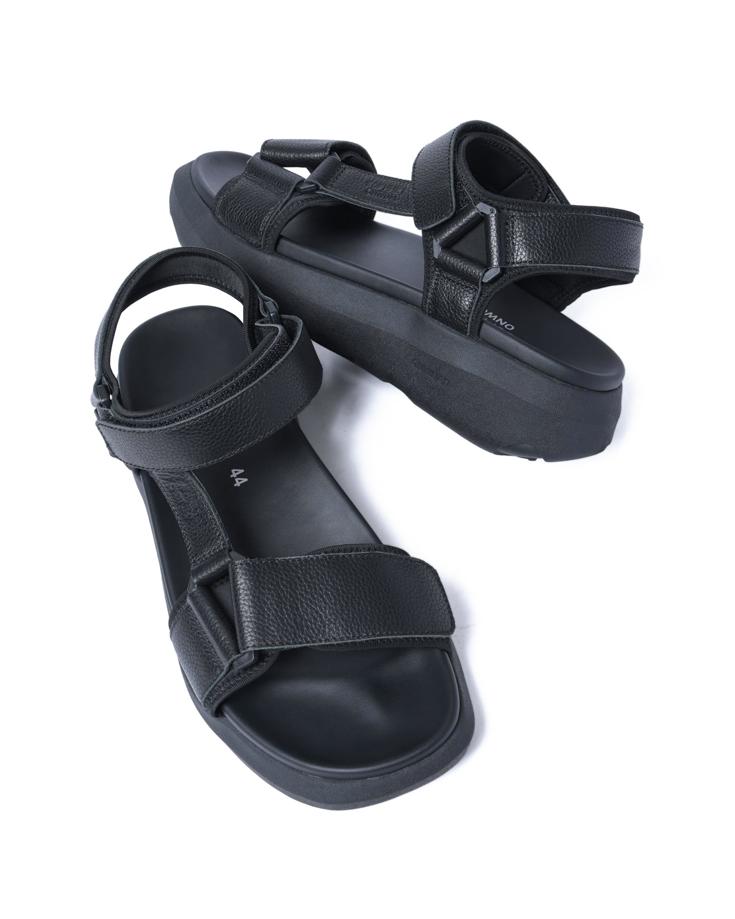 ONWUAD オンウァッド　サンダル SOPH. | ONWUAD LEATHER SANDALS(26.5cm BLACK):