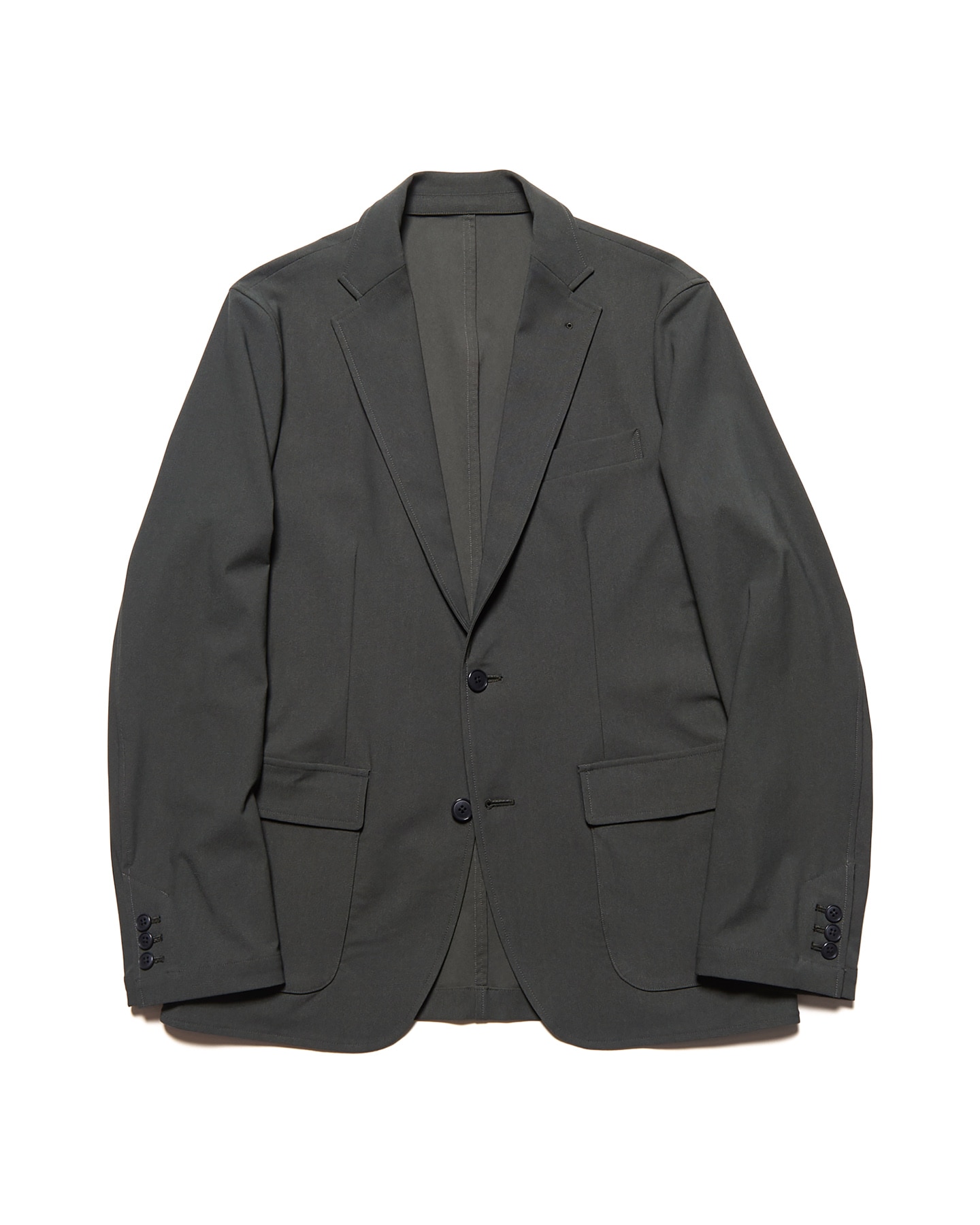 SOPH. | 4-WAY STRETCH PACKABLE 2-BUTTON JACKET(2 (M) CHARCOAL GRAY):