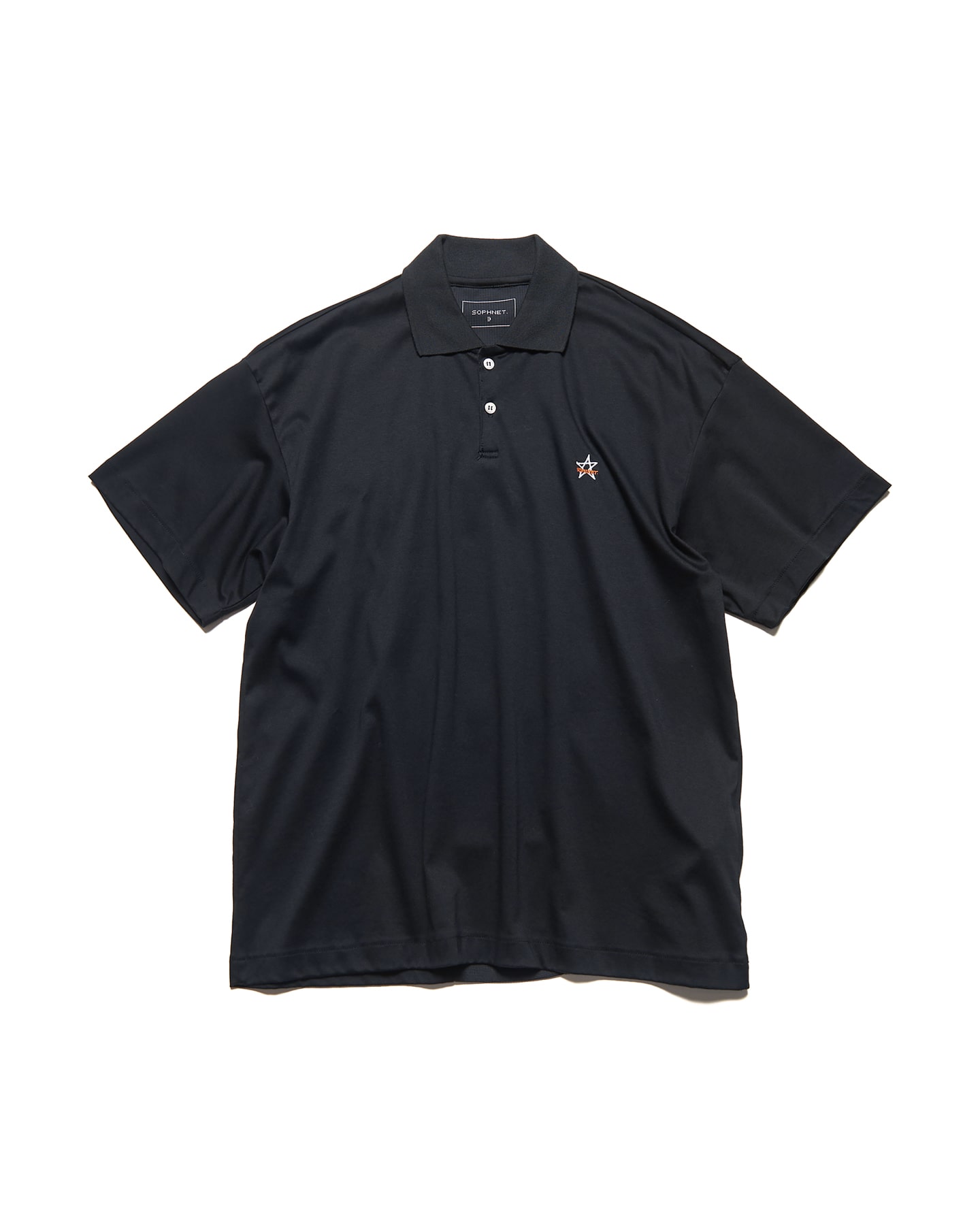 SOPHNET. x Clubhaus ポロシャツ ブラック SOPH. | STAR S/S POLO SHIRT(2 (M) BLACK):